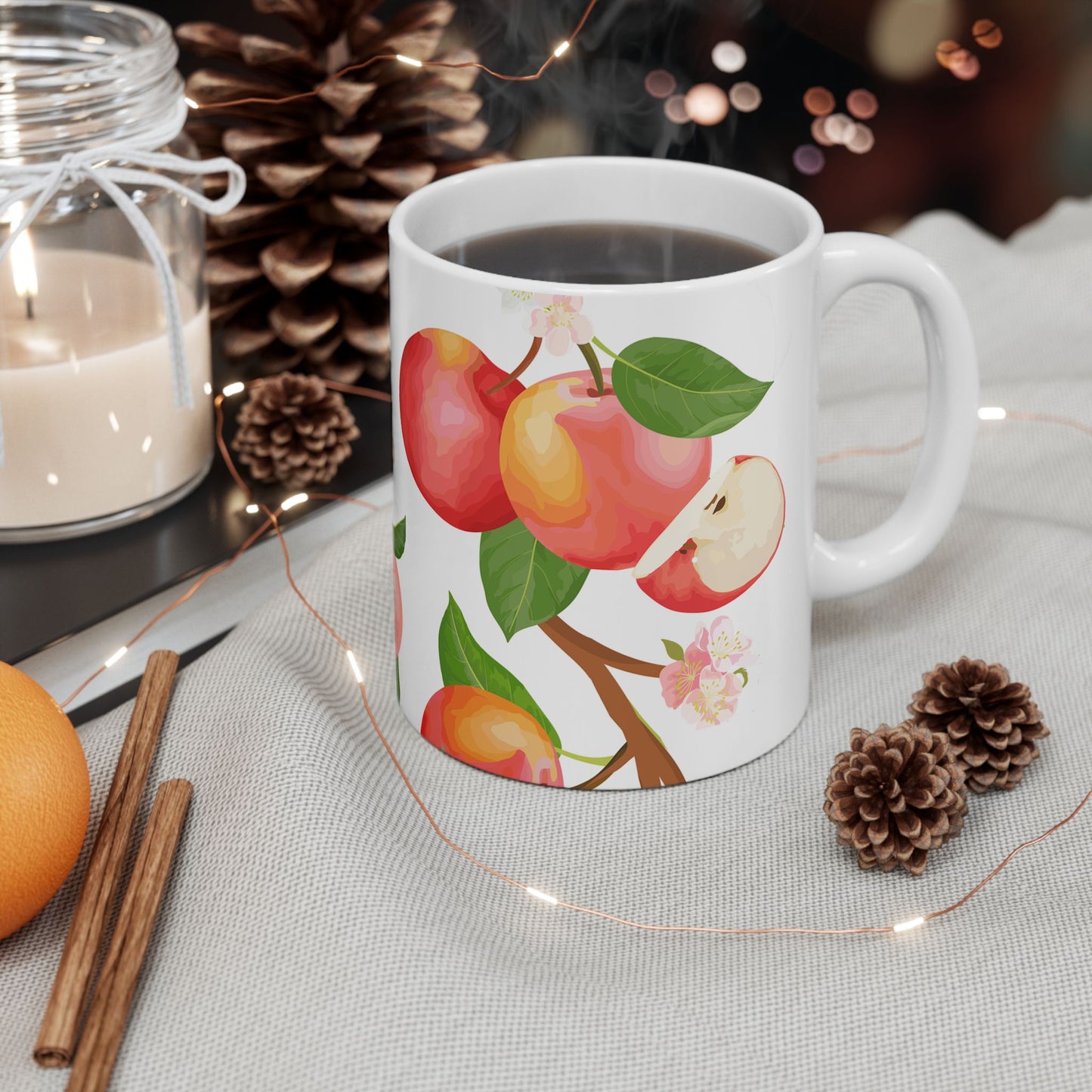 Apple Harvest Ceramic Mug - 11 oz. & 15 oz. options