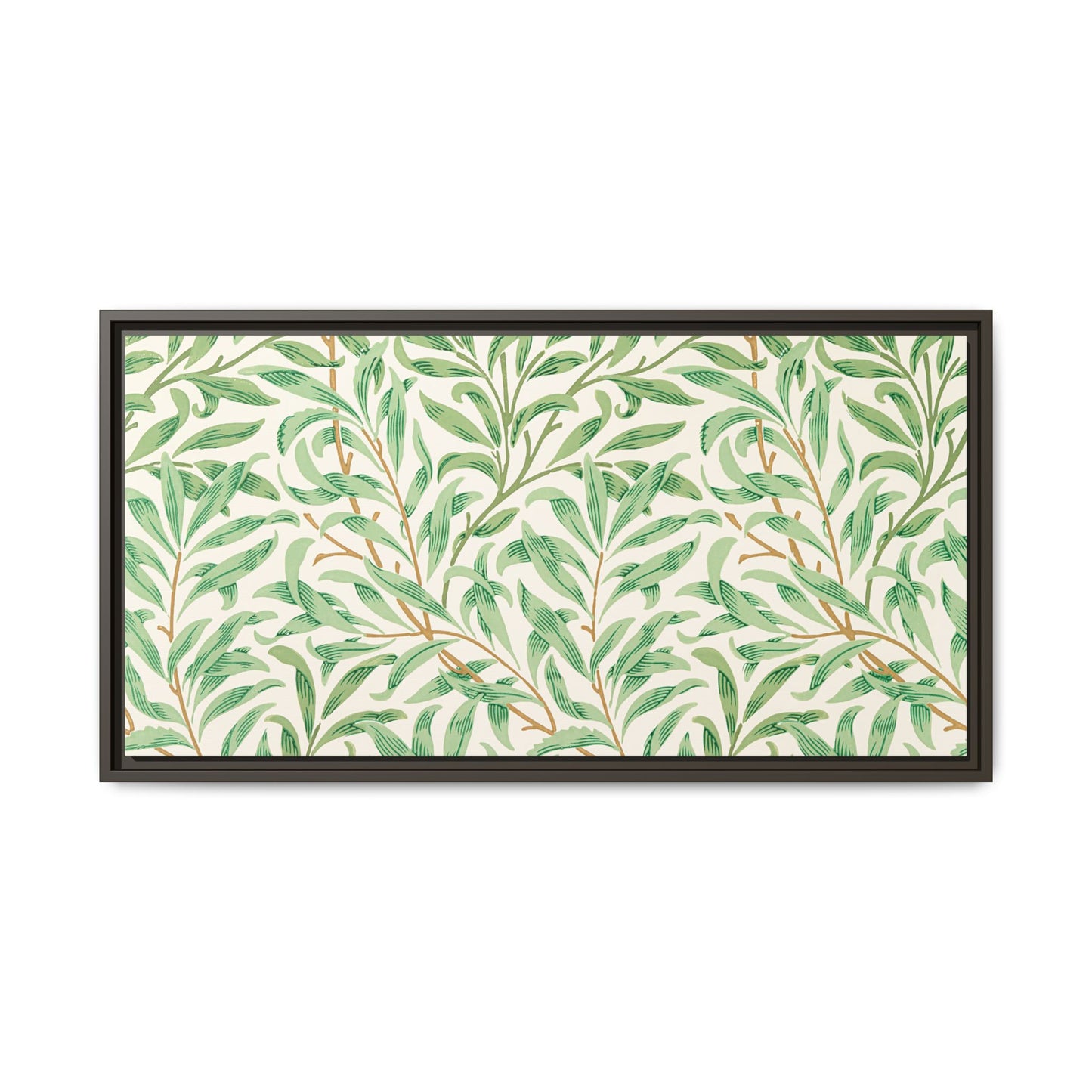 Willow Boughs Framed Matte Canvas Art - Multiple Frame Color & Size Options