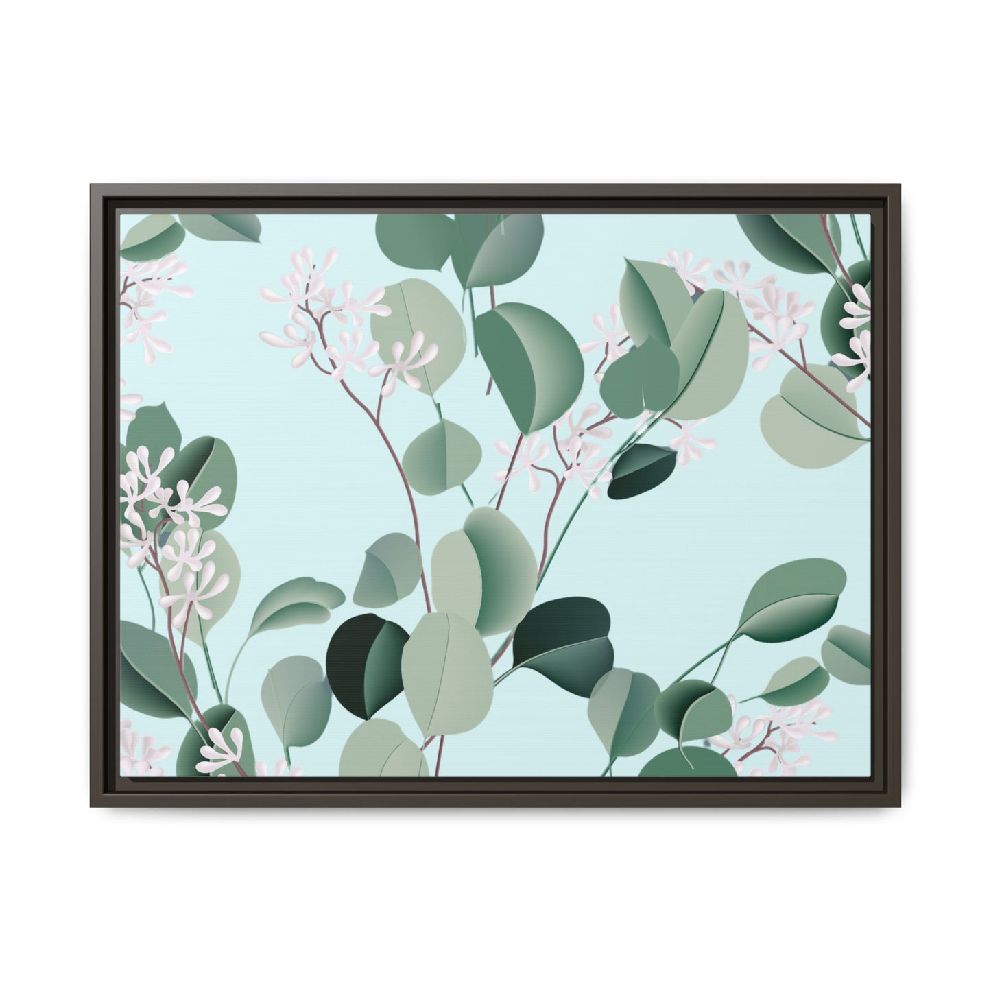 Spa Day Framed Matte Canvas Art - Multiple Frame Colors & Size Options