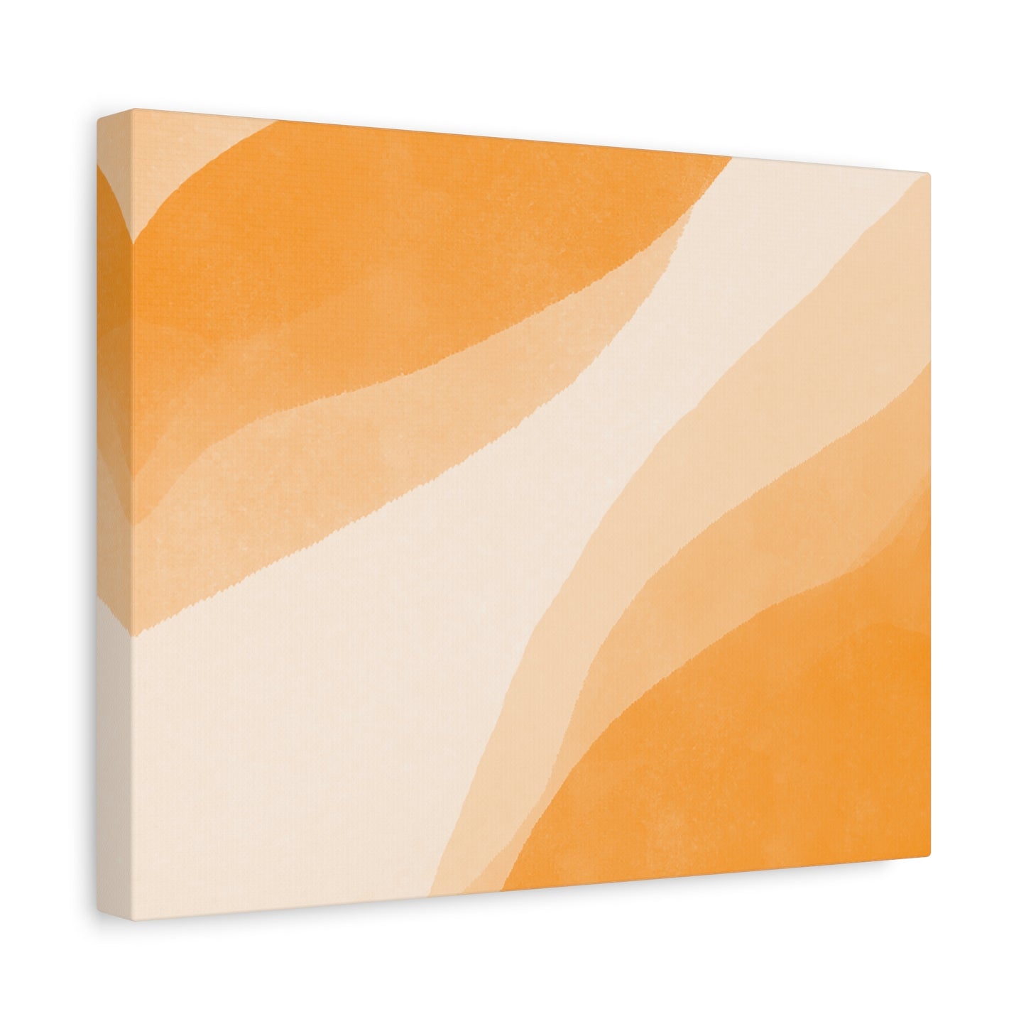 Orange Creamsicle Canvas Wall Art Print - Multiple Sizing Options - Modern Abstract Canvas Art Print for Home Decor, Orange Color Palette, Gift Idea for Art Lovers