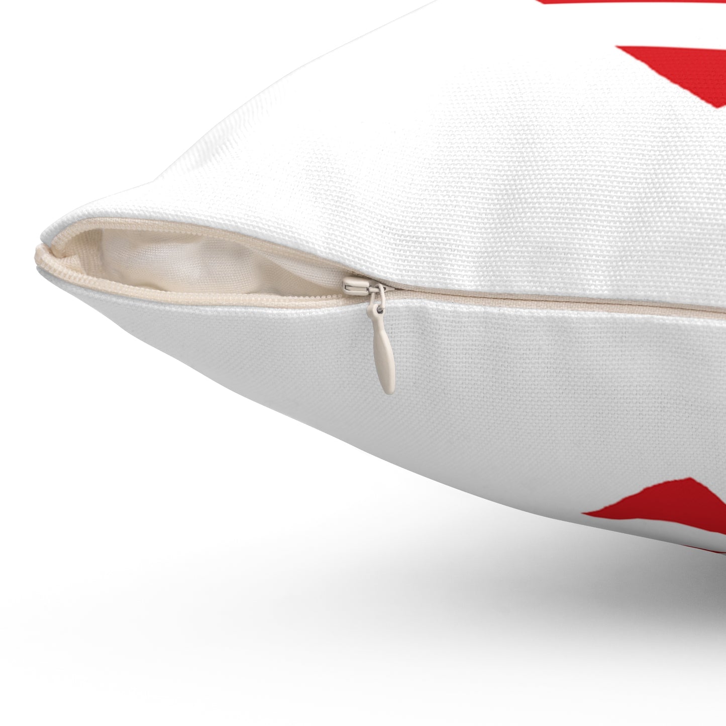 American Flag Heart Square Pillow Cover with Insert - Multiple Sizes (14"x14", 16"x16", 18"x18", 20"x20") - Patriotic Heart Square Pillow | USA Love Decor | Independence Day, American Flag Pillow