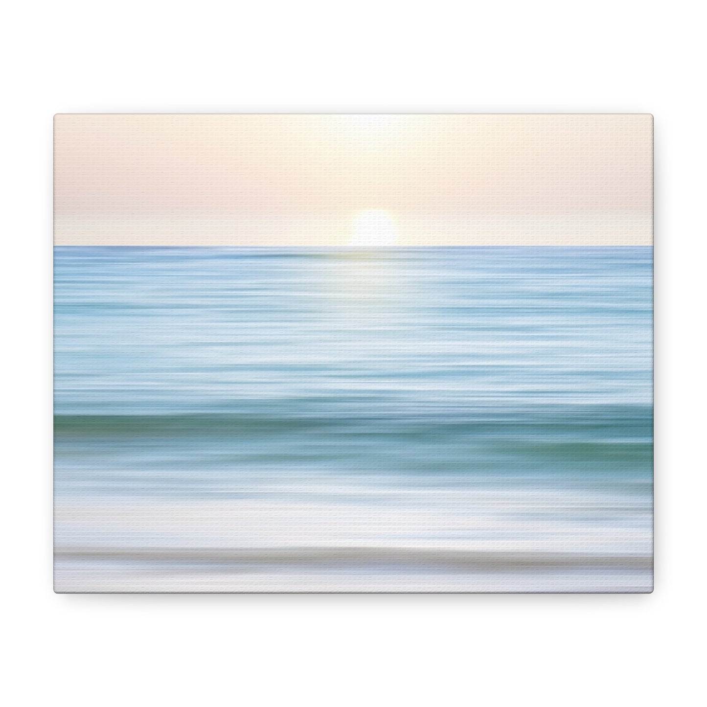 Coastal Cottage Sunset Canvas Art Wall Print - Multiple Sizing Options- Serene Ocean Canvas Wall Art, Coastal Decor, Beach House Wall Art, Living Room Decor, Gift for Ocean Lovers