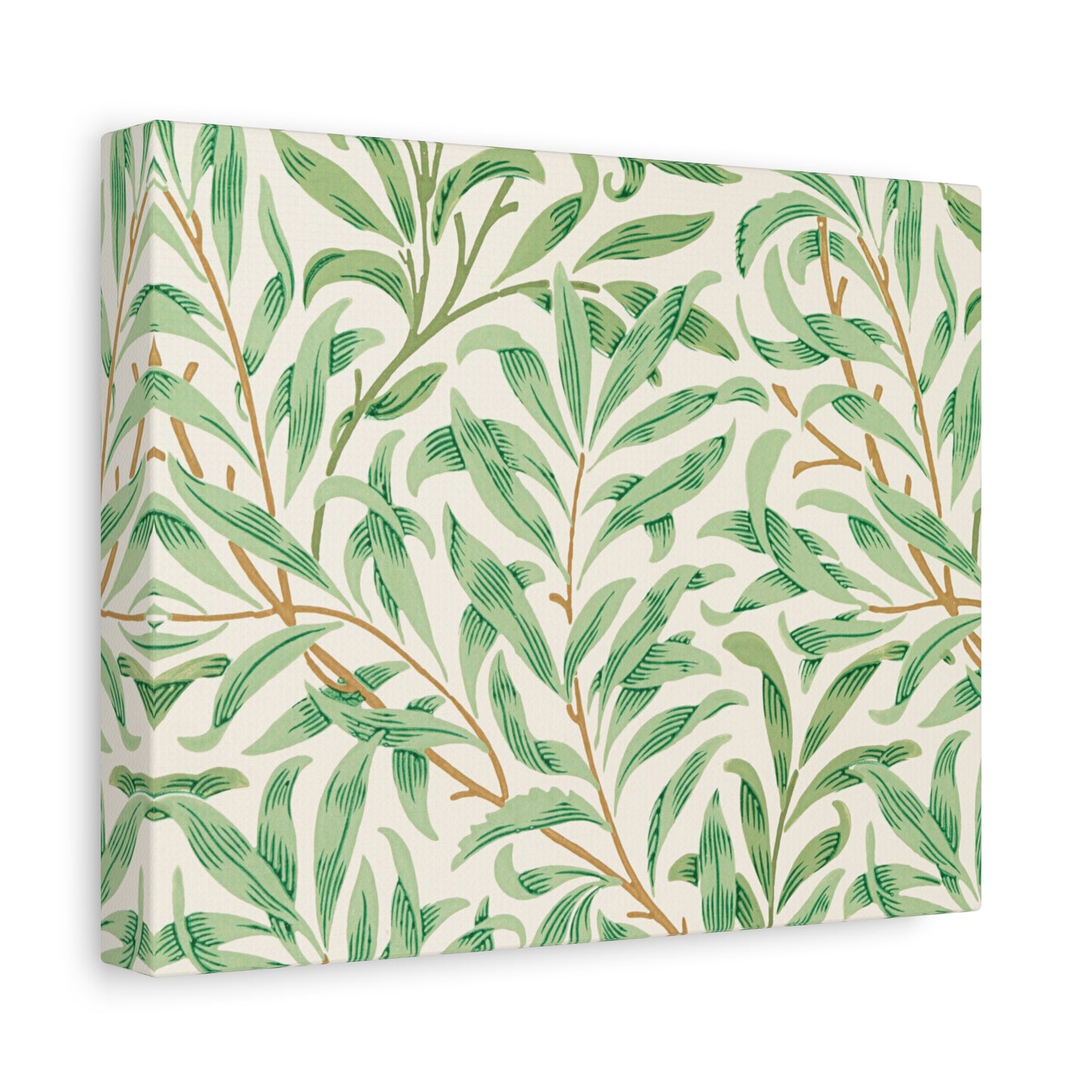 Willow Boughs Canvas Art Print - Multiple Sizing Options - Botanical Wall Art, Leafy Decor, Nature-Inspired Canvas, Modern Home Decor, Gift for Nature Lovers, Housewarming Gift