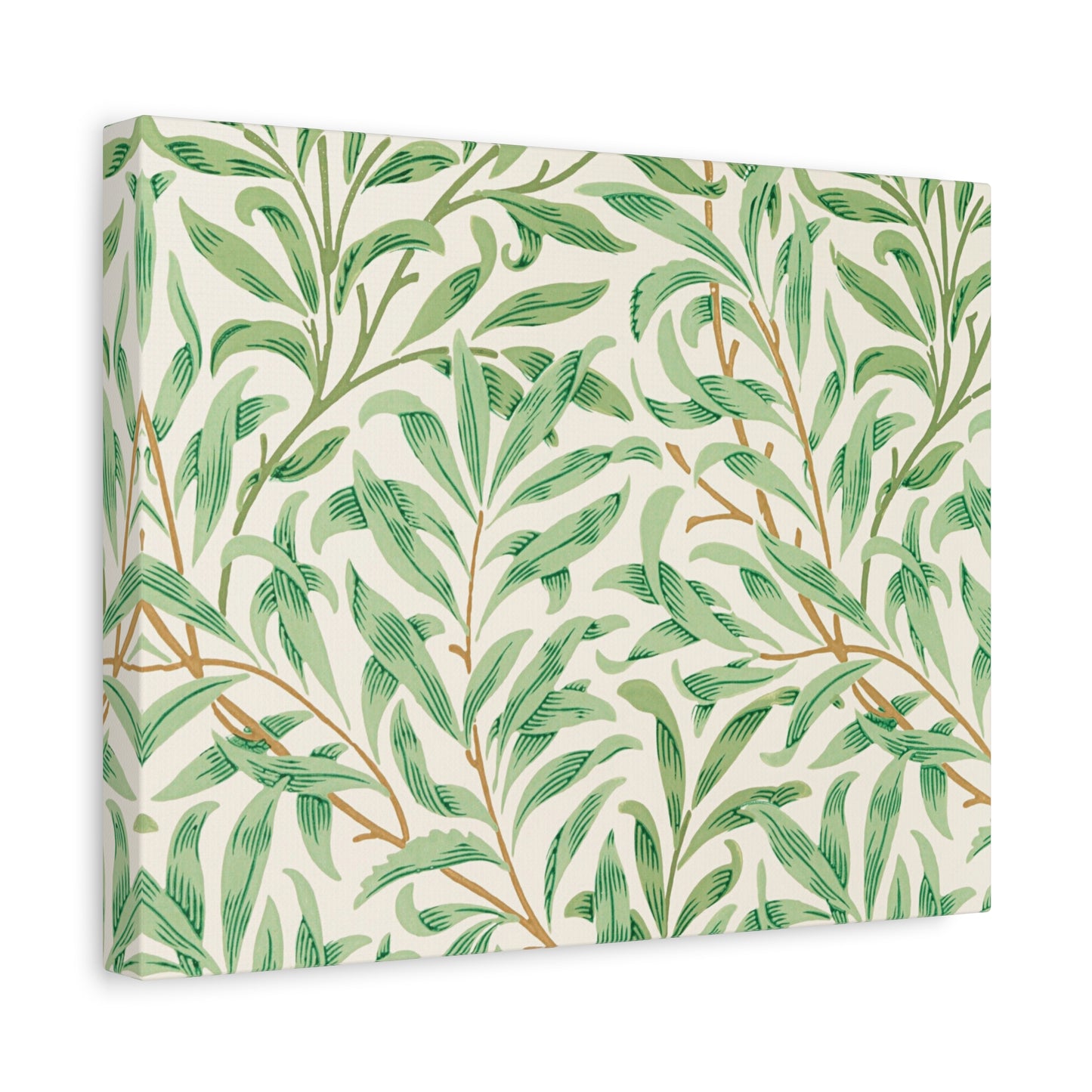 Willow Boughs Canvas Art Print - Multiple Sizing Options - Botanical Wall Art, Leafy Decor, Nature-Inspired Canvas, Modern Home Decor, Gift for Nature Lovers, Housewarming Gift