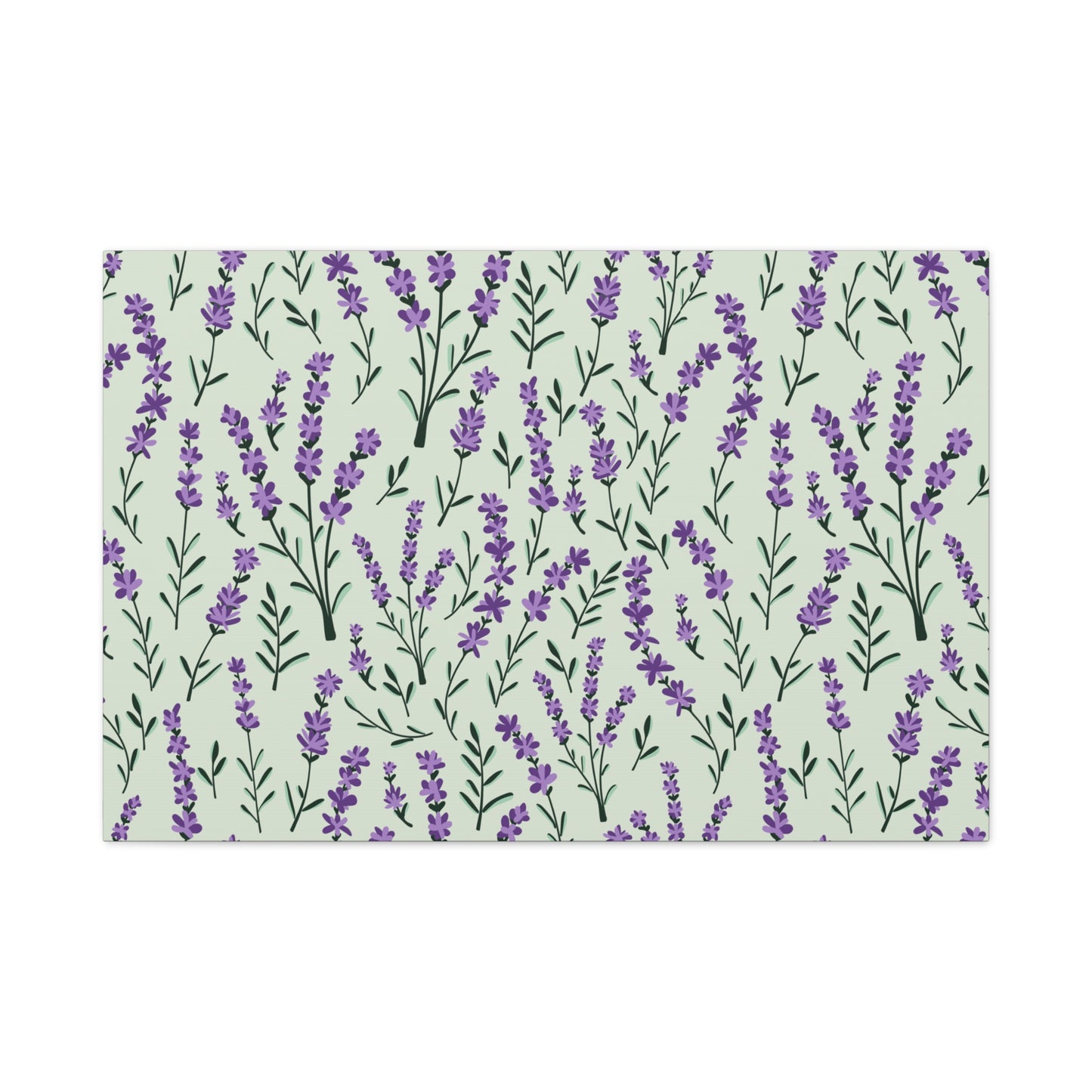 Lavender Sage Canvas Art Print - Multiple Sizing Options - Lavender Floral Canvas Wall Art, Lavender Home Decor, Gift for Her, Nature-Inspired Art