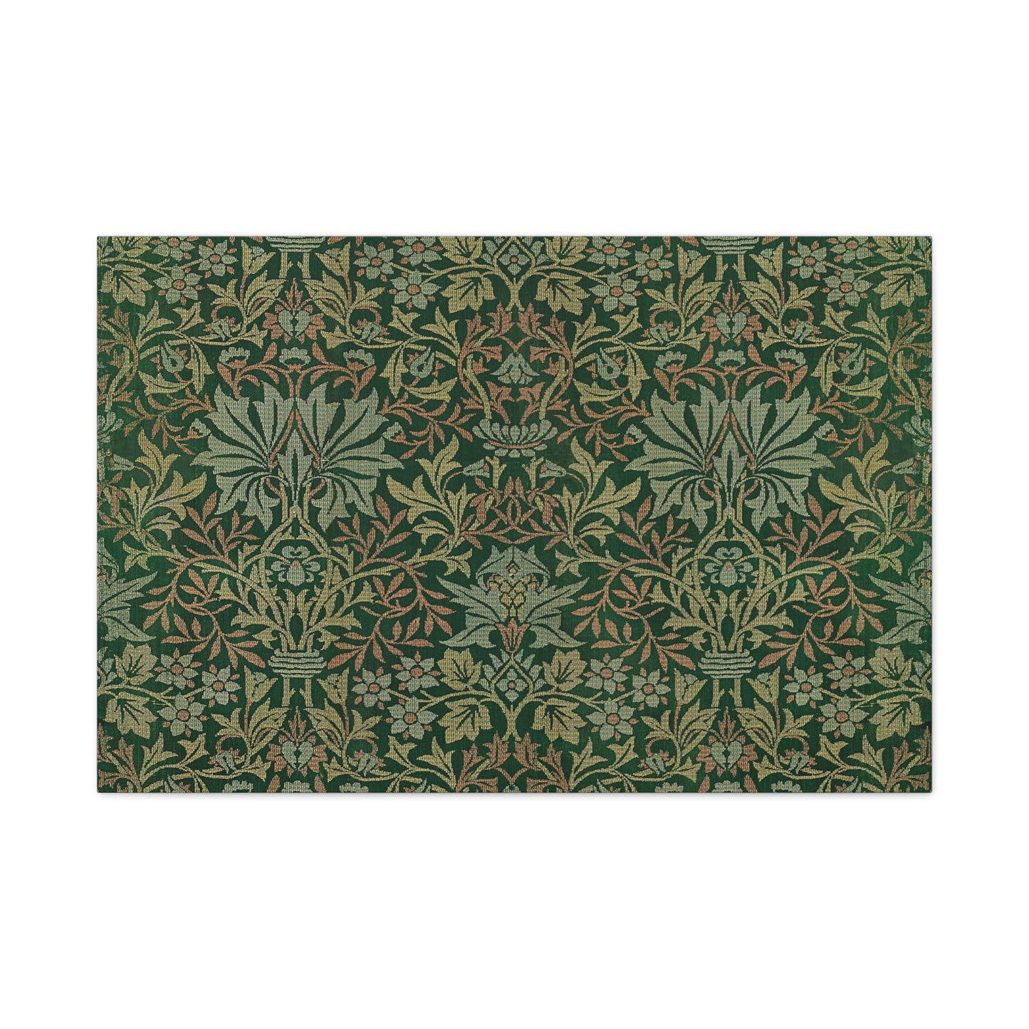 Flower Garden Canvas Wall Art Print - Multiple Sizing Options- Elegant Floral Canvas Wall Art, Botanical Decor, Home Decoration, Flower Garden by William Morris