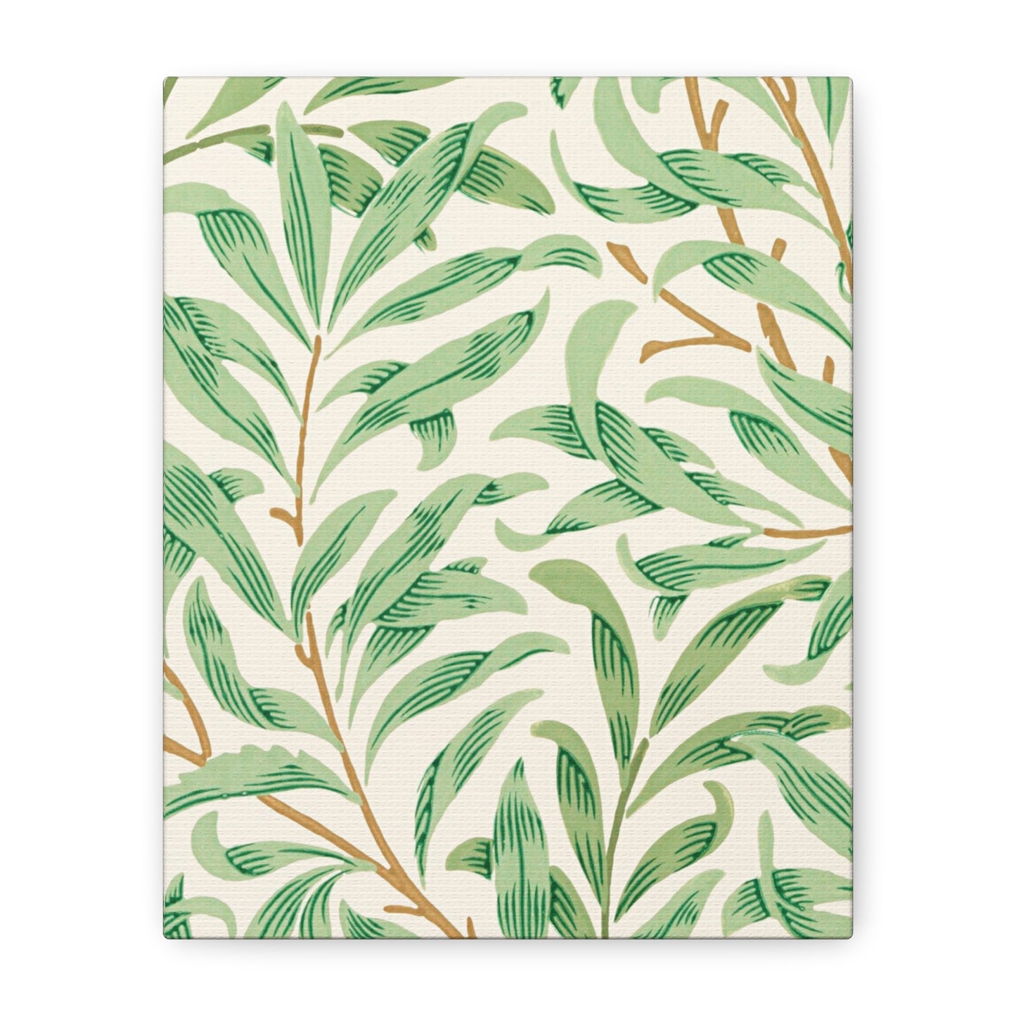Willow Boughs Canvas Art Print - Multiple Sizing Options - Botanical Wall Art, Leafy Decor, Nature-Inspired Canvas, Modern Home Decor, Gift for Nature Lovers, Housewarming Gift