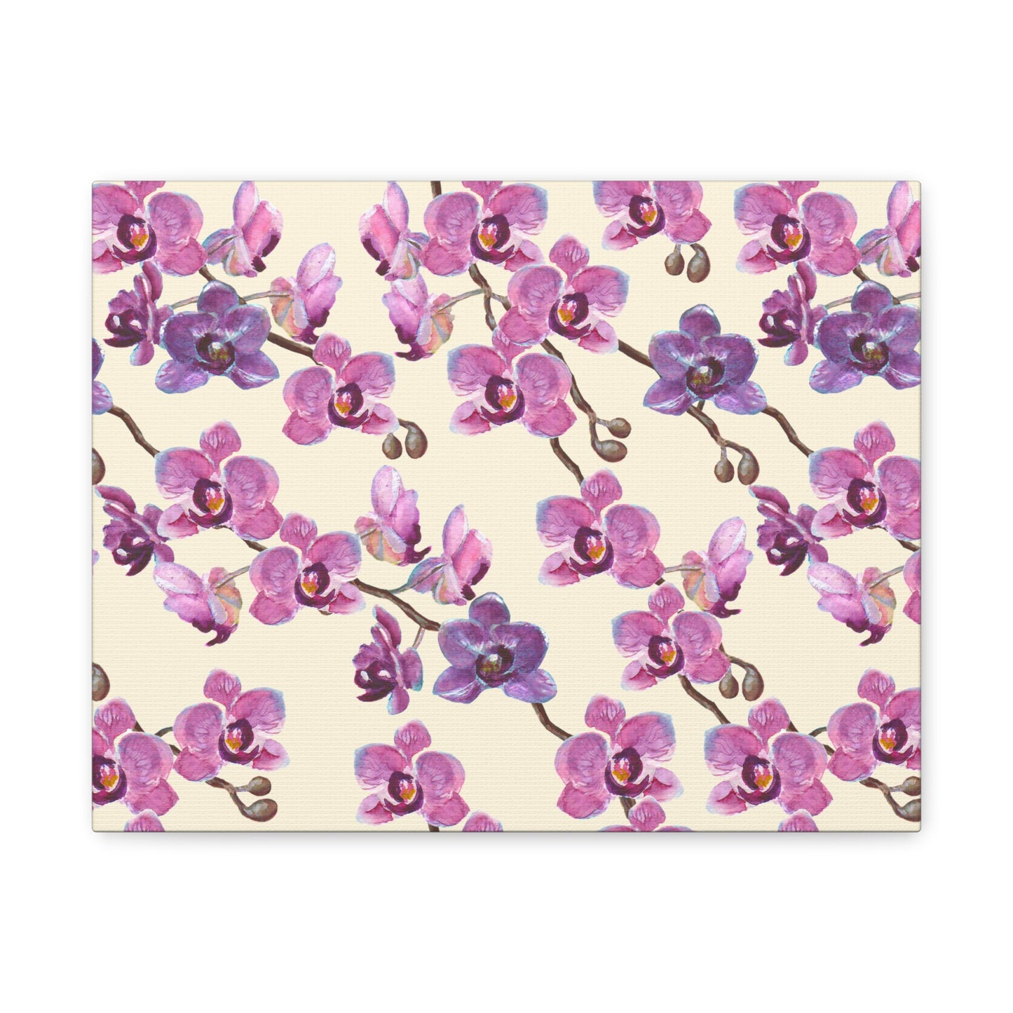 Vanilla Orchid Canvas Art Print - Multiple Sizing Options - Floral Canvas Wall Art, Orchid Print Decor for Home or Office, Gift for Flower Lovers, Mother's Day, Housewarming Decoration