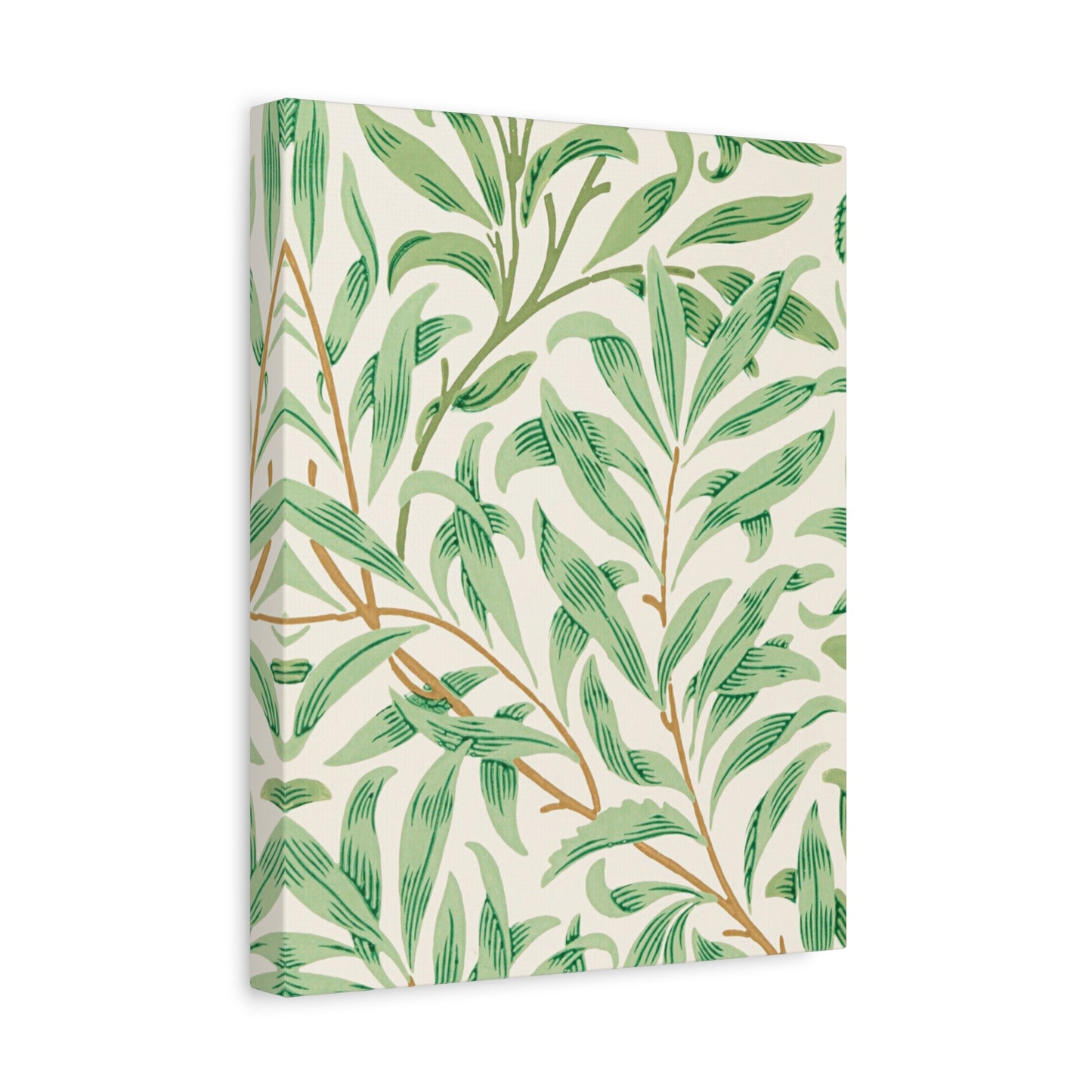 Willow Boughs Canvas Art Print - Multiple Sizing Options - Botanical Wall Art, Leafy Decor, Nature-Inspired Canvas, Modern Home Decor, Gift for Nature Lovers, Housewarming Gift