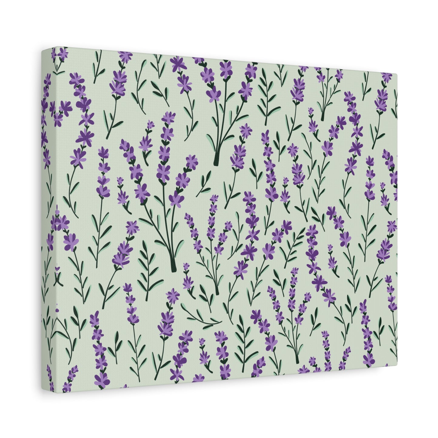 Lavender Sage Canvas Art Print - Multiple Sizing Options - Lavender Floral Canvas Wall Art, Lavender Home Decor, Gift for Her, Nature-Inspired Art