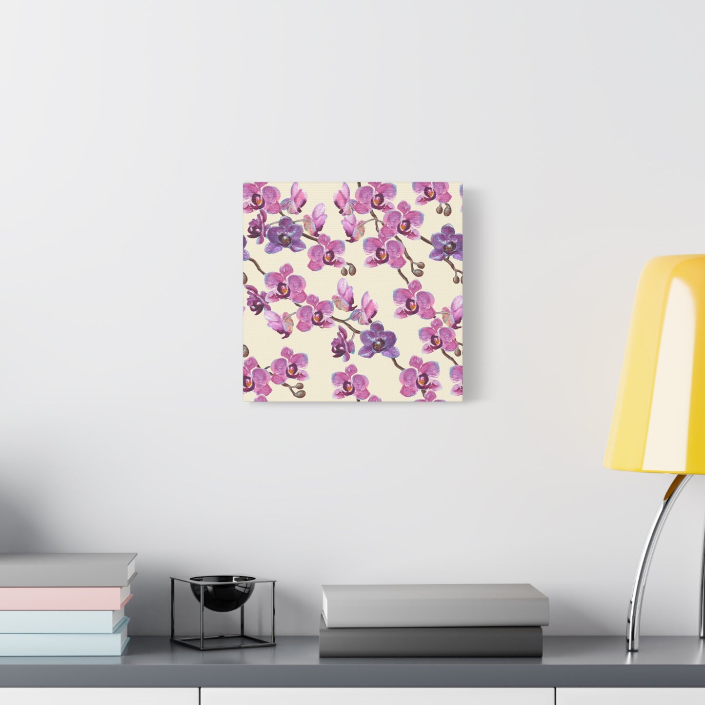Vanilla Orchid Canvas Art Print - Multiple Sizing Options - Floral Canvas Wall Art, Orchid Print Decor for Home or Office, Gift for Flower Lovers, Mother's Day, Housewarming Decoration