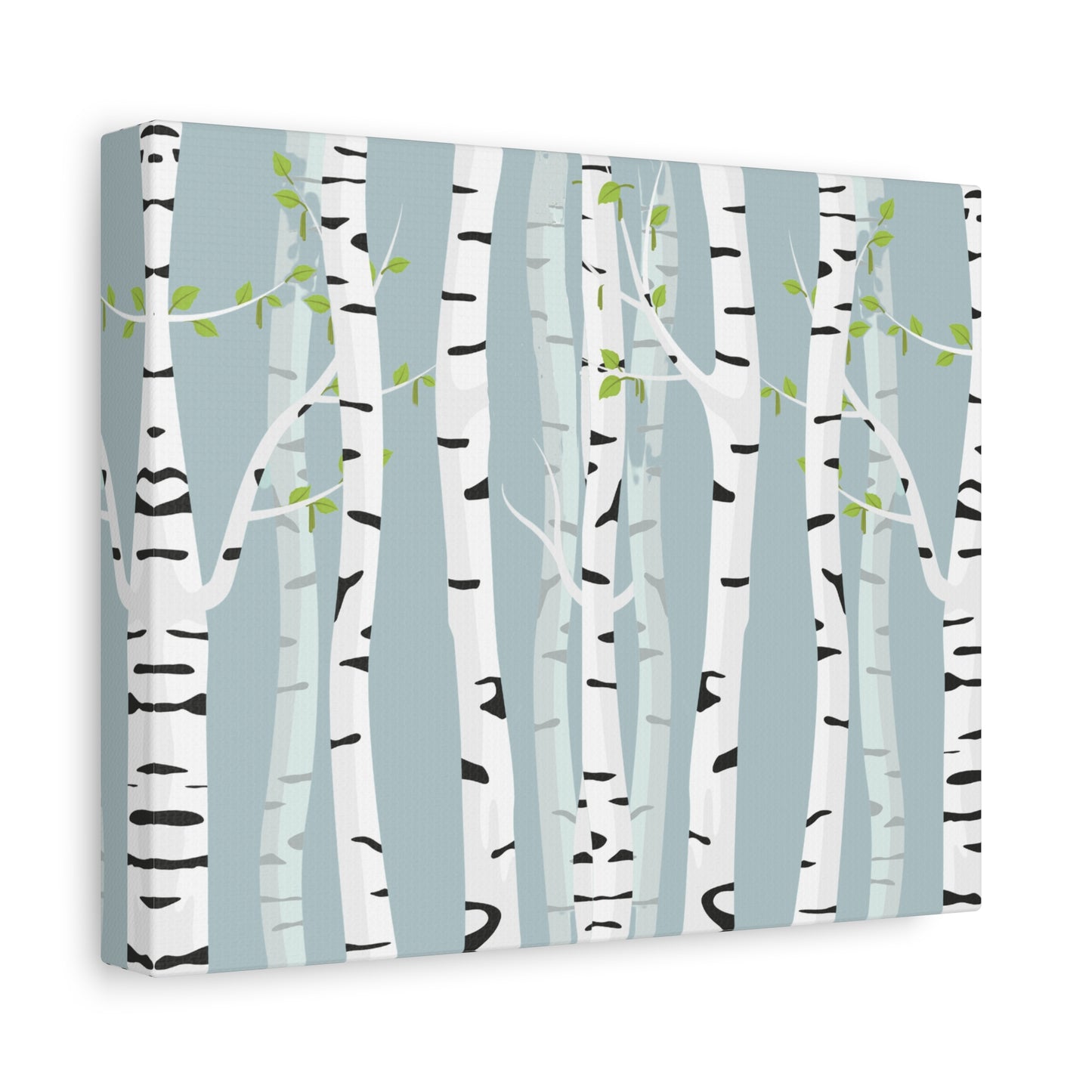 White Birch Canvas Art Print - Multiple Sizing Options - Birch Tree Canvas Wall Art, Modern Nature Home Accent, Gift for Nature Lovers, Forest Wall Art
