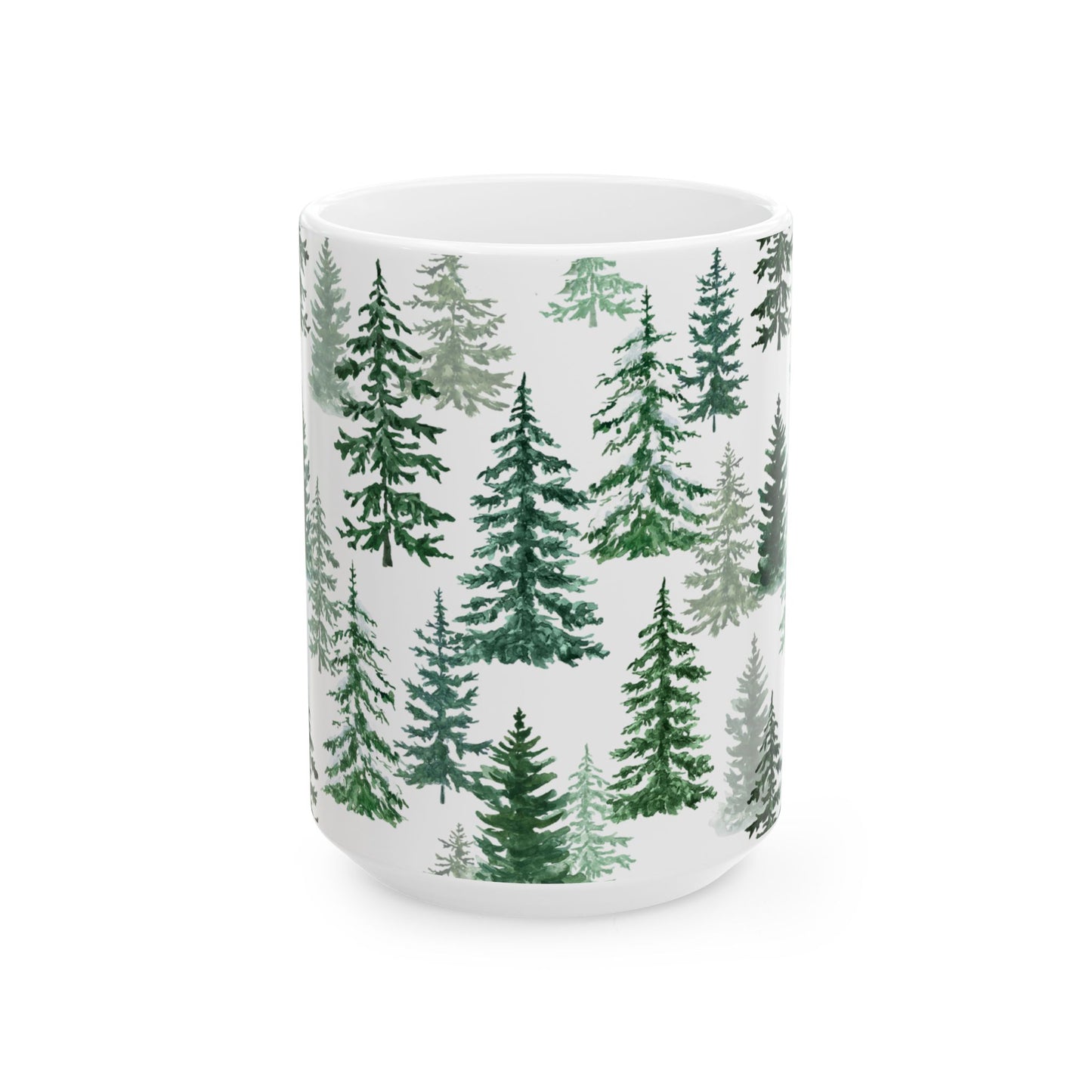 Fraser Fir Mug - 11 oz. & 15 oz. options, Christmas Mugs, Winter Coffee Mug, Christmas Coffee Cup Gift