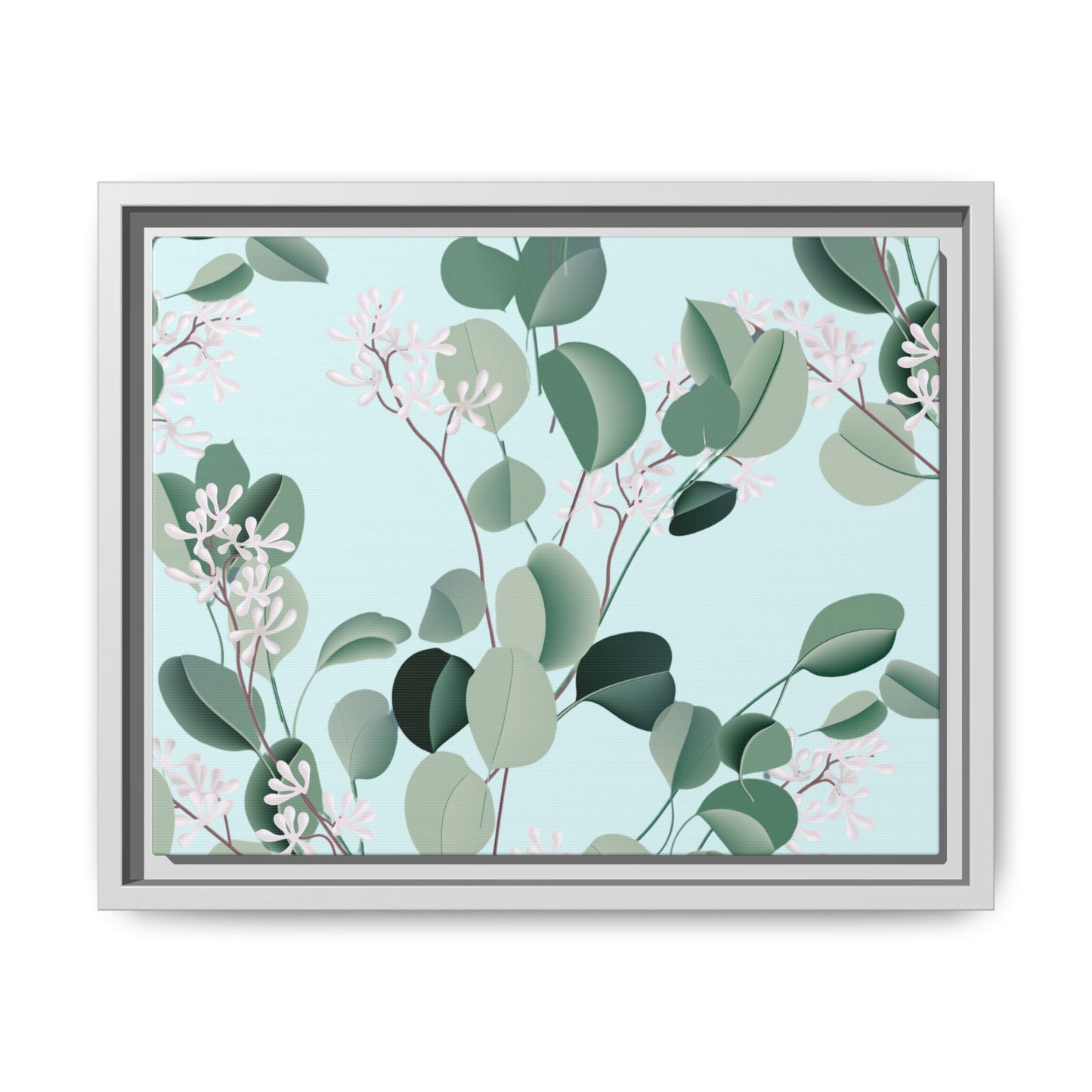 Spa Day Framed Matte Canvas Art - Multiple Frame Colors & Size Options