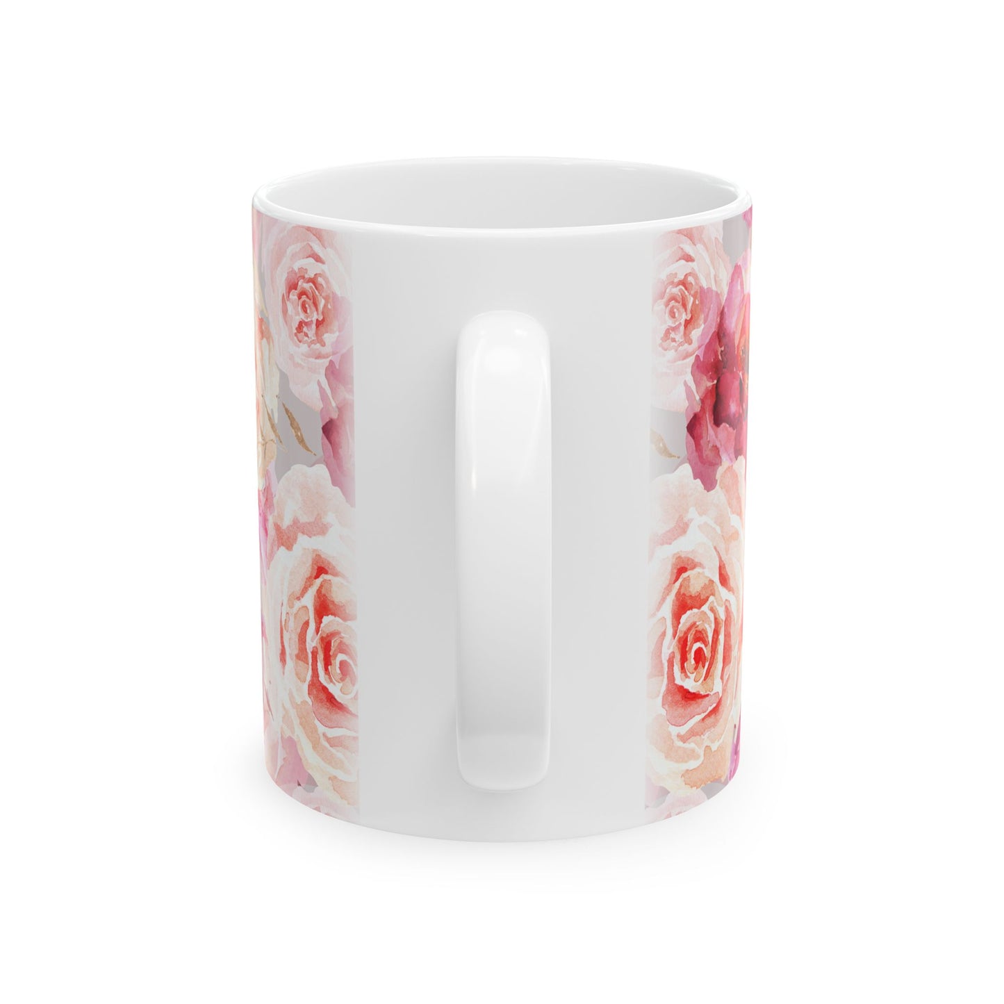 Bohemian Rose Ceramic Mug - 11 oz. & 15 oz. options