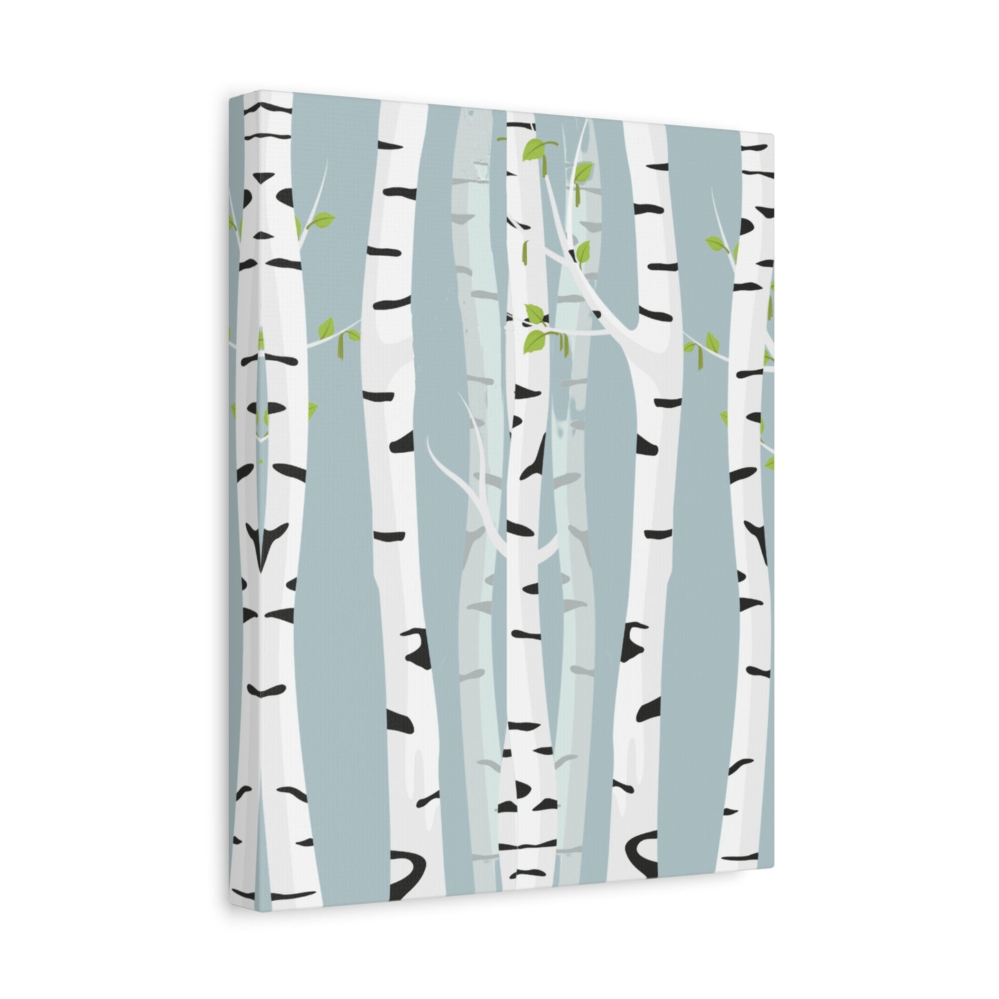 White Birch Canvas Art Print - Multiple Sizing Options - Birch Tree Canvas Wall Art, Modern Nature Home Accent, Gift for Nature Lovers, Forest Wall Art