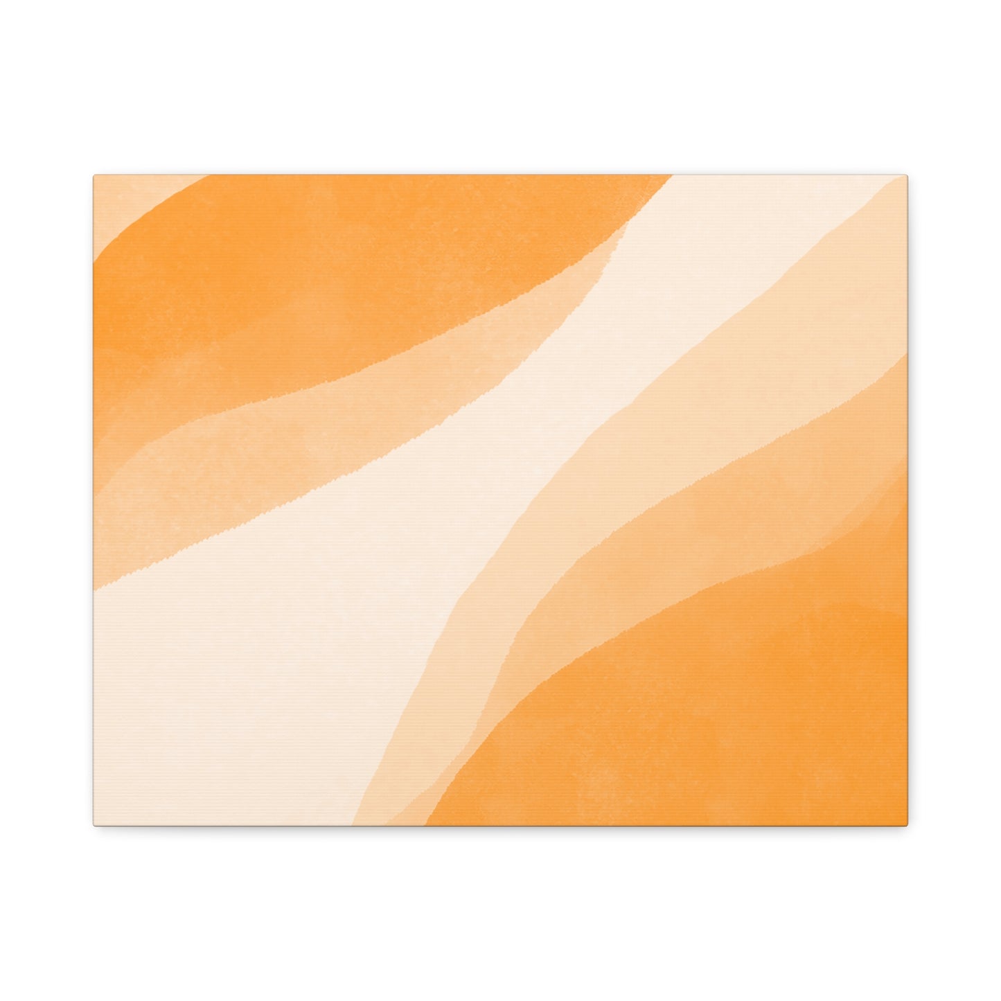 Orange Creamsicle Canvas Wall Art Print - Multiple Sizing Options - Modern Abstract Canvas Art Print for Home Decor, Orange Color Palette, Gift Idea for Art Lovers