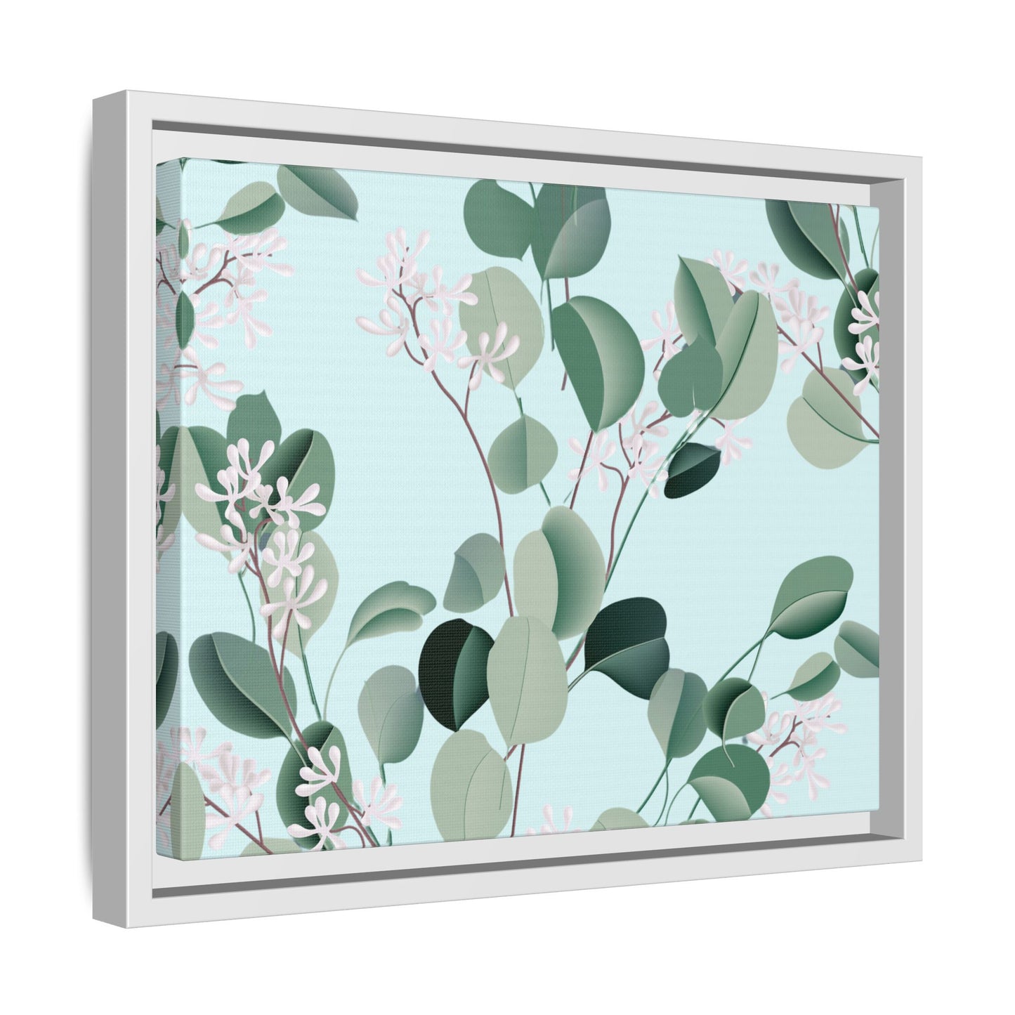 Spa Day Framed Matte Canvas Art - Multiple Frame Colors & Size Options