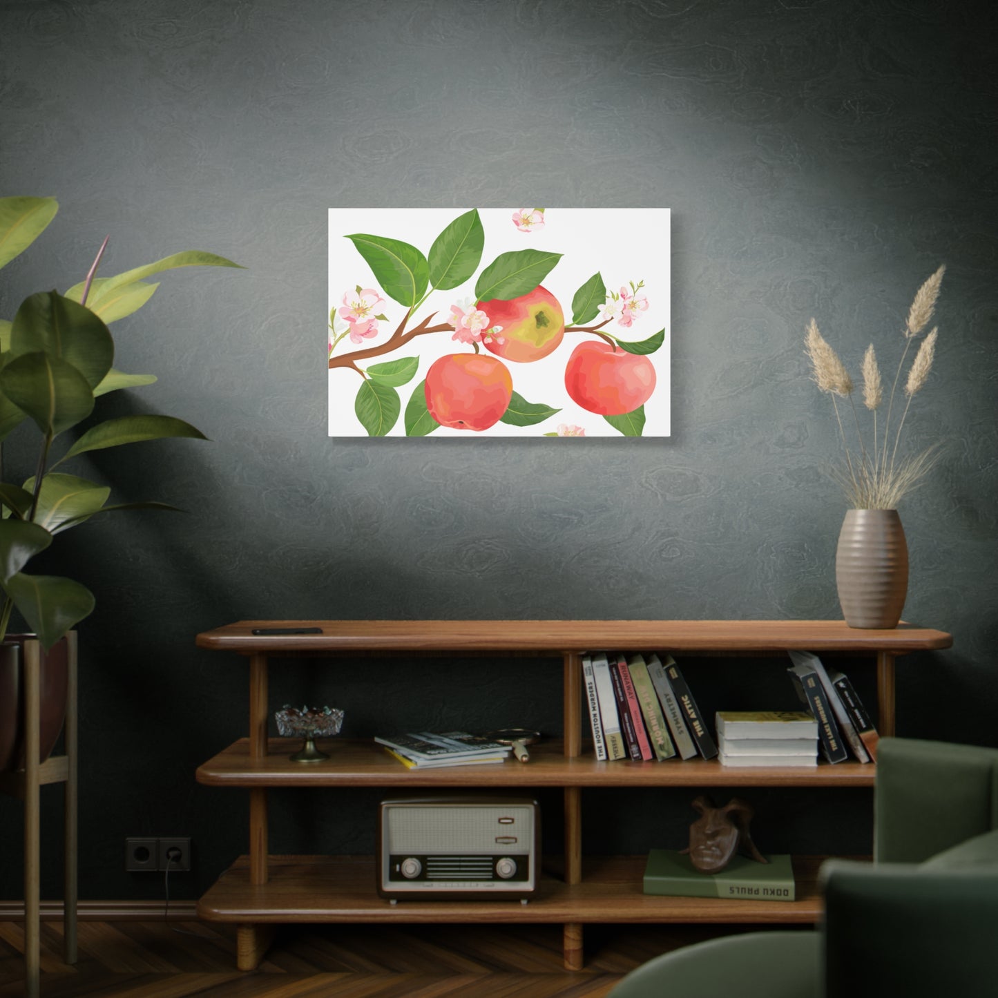Apple Harvest Canvas Art Print - Multiple Sizing Options- Apple Blossom Canvas Art Print | Floral Wall Decor, Home Decoration, Gift for Nature Lovers, Spring Art