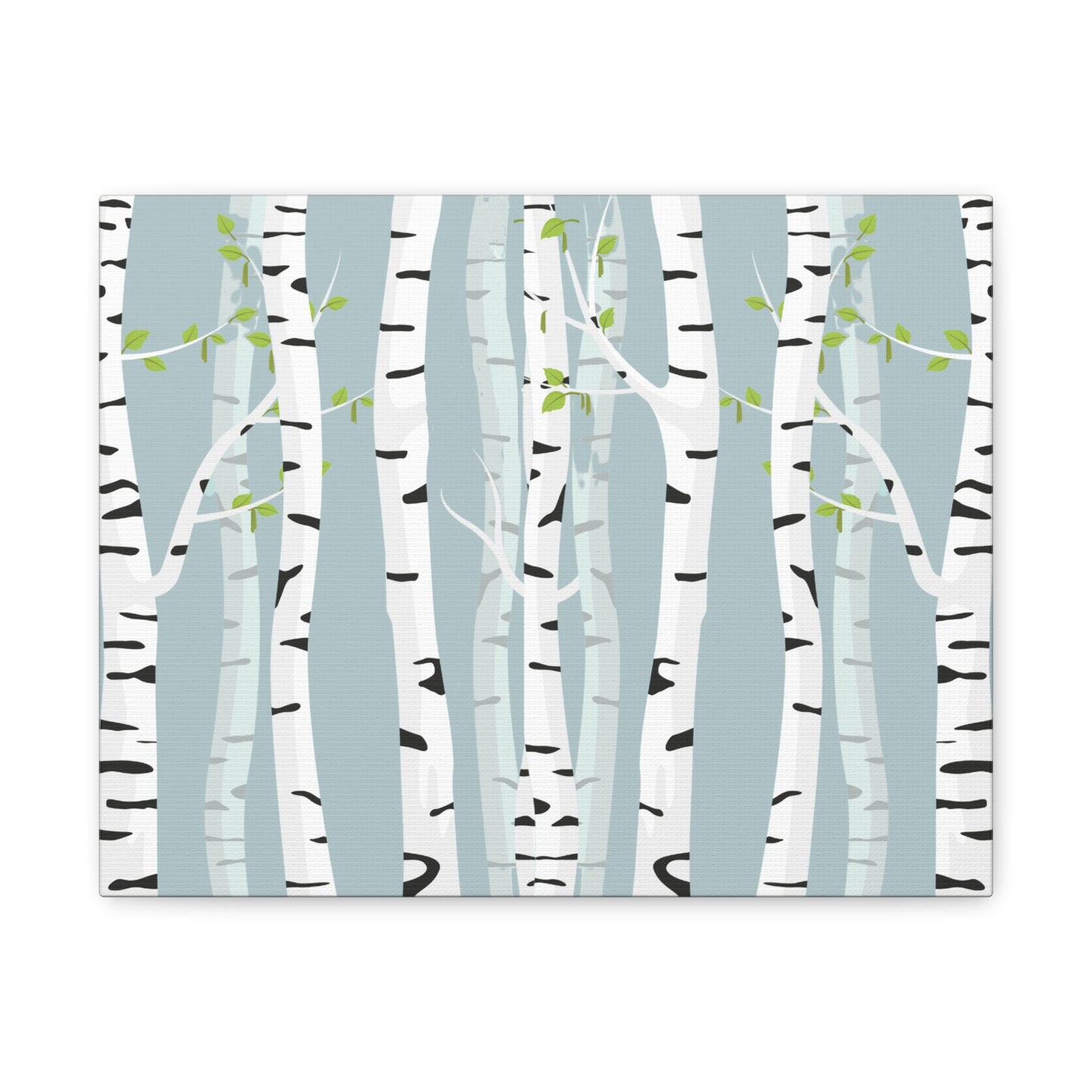 White Birch Canvas Art Print - Multiple Sizing Options - Birch Tree Canvas Wall Art, Modern Nature Home Accent, Gift for Nature Lovers, Forest Wall Art