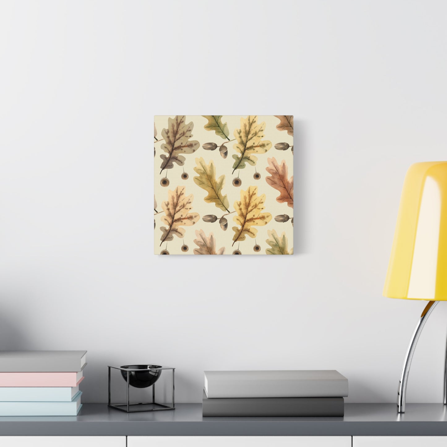 Oak Leaves Canvas Art Print - Multiple Sizing Options - Autumn Leaf Canvas Wall Art, Thanksgiving / Fall Wall Decor, Nature-Inspired Home Decor, Gift for Nature Lovers