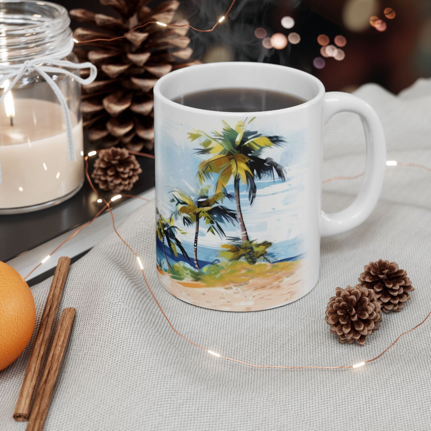 Tropical Retreat Ceramic Mug - 11 oz. & 15 oz. options