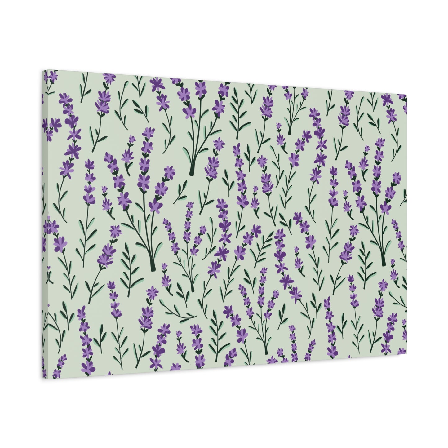 Lavender Sage Canvas Art Print - Multiple Sizing Options - Lavender Floral Canvas Wall Art, Lavender Home Decor, Gift for Her, Nature-Inspired Art