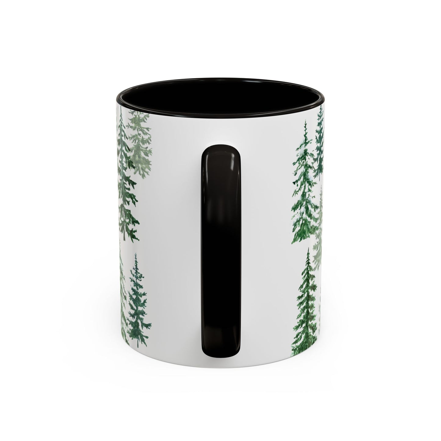 Fraser Fir Mug, 11 oz. & 15 oz. size options, Black or Green options - Christmas Mugs, Winter Coffee Mug, Christmas Coffee Cup Gift