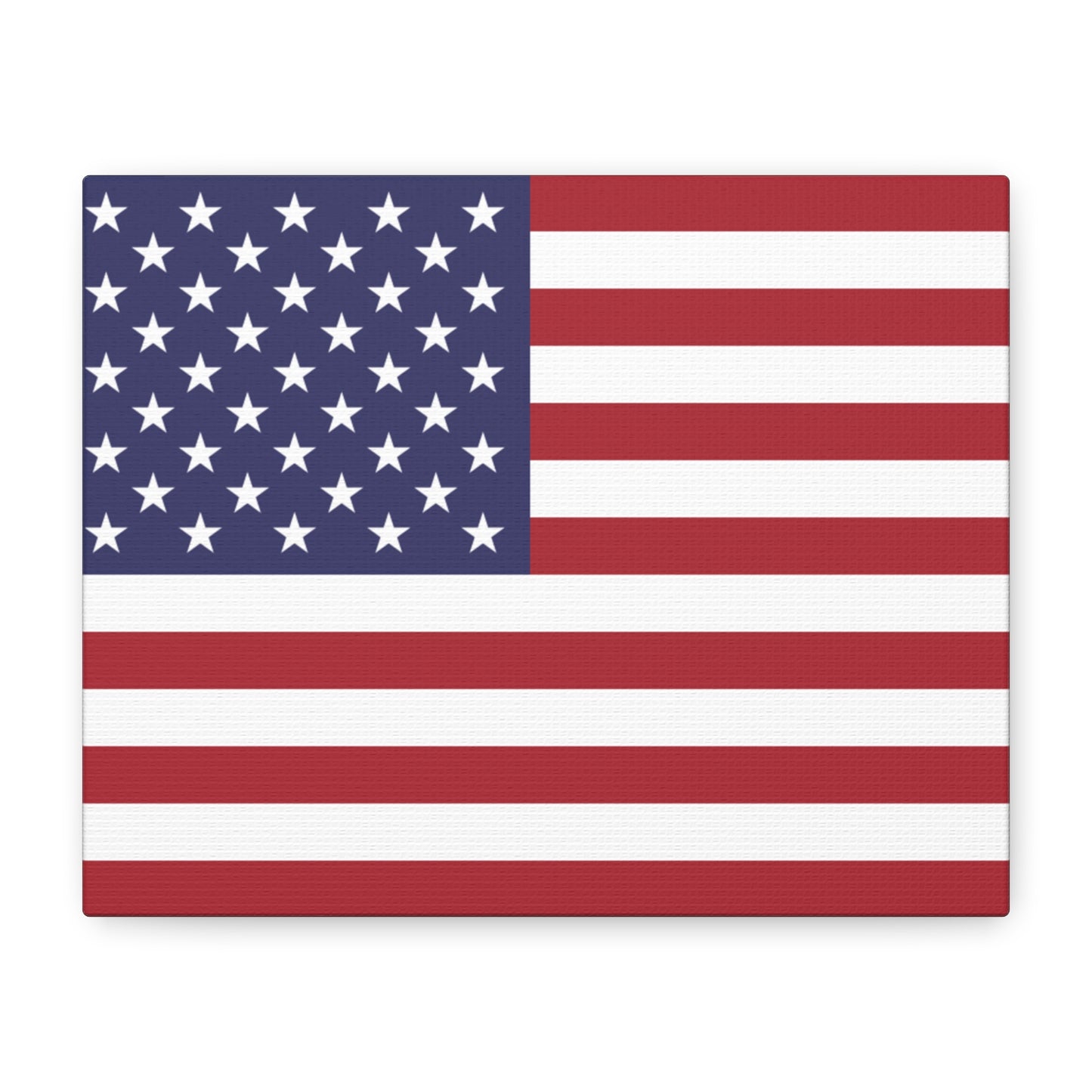 American Flag Canvas Wall Art, Multiple Sizing Options with 1.25" depth - Patriotic Home Decor, USA Flag Artwork, Independence Day Decoration, Gift for Veterans