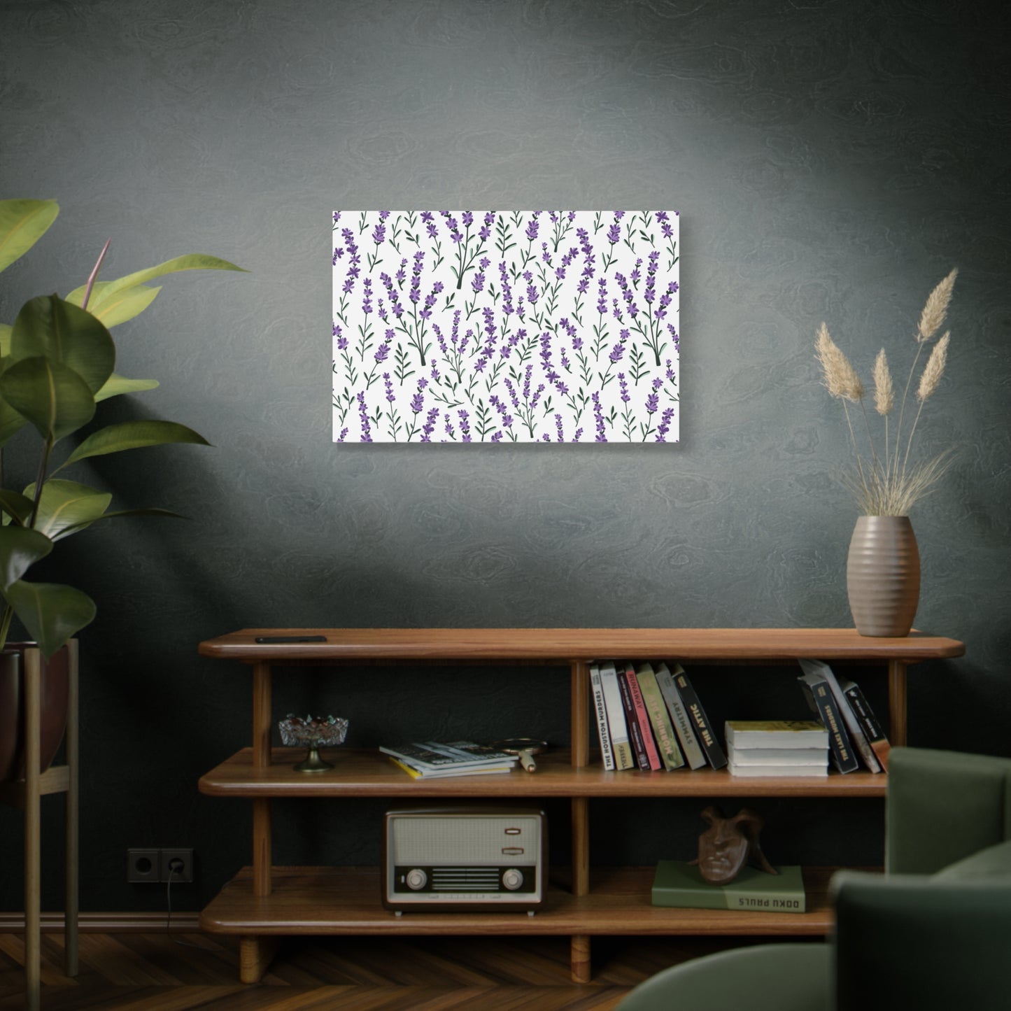 Lavender White Canvas Art Print - Multiple Sizing Options - Lavender Floral Canvas Wall Art, Lavender Home Decor, Gift for Her, Nature-Inspired Art