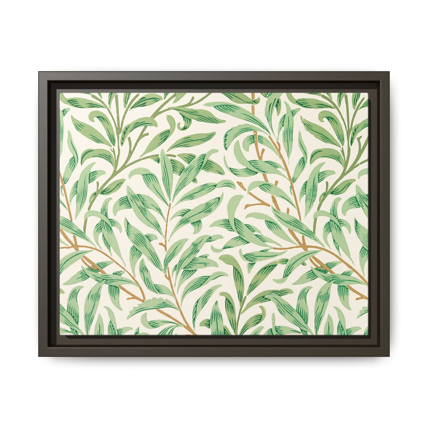 Willow Boughs Framed Matte Canvas Art - Multiple Frame Color & Size Options