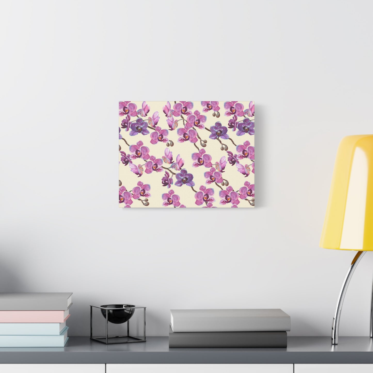 Vanilla Orchid Canvas Art Print - Multiple Sizing Options - Floral Canvas Wall Art, Orchid Print Decor for Home or Office, Gift for Flower Lovers, Mother's Day, Housewarming Decoration