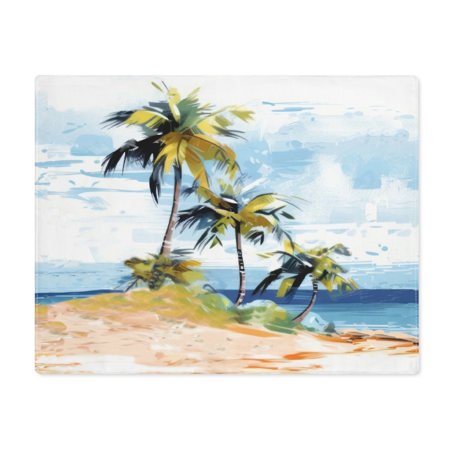 Tropical Retreat Placemats - 18" × 14" Cotton Twill - 1 count