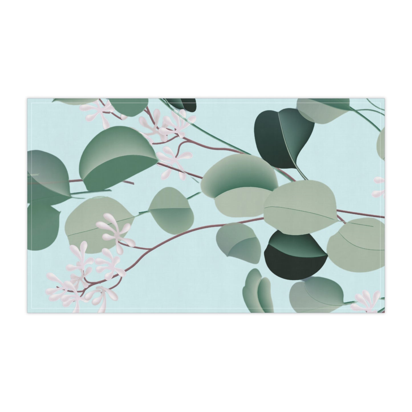Spa Day Printed Tea Towels - 100% Cotton Twill, 18" x 30"