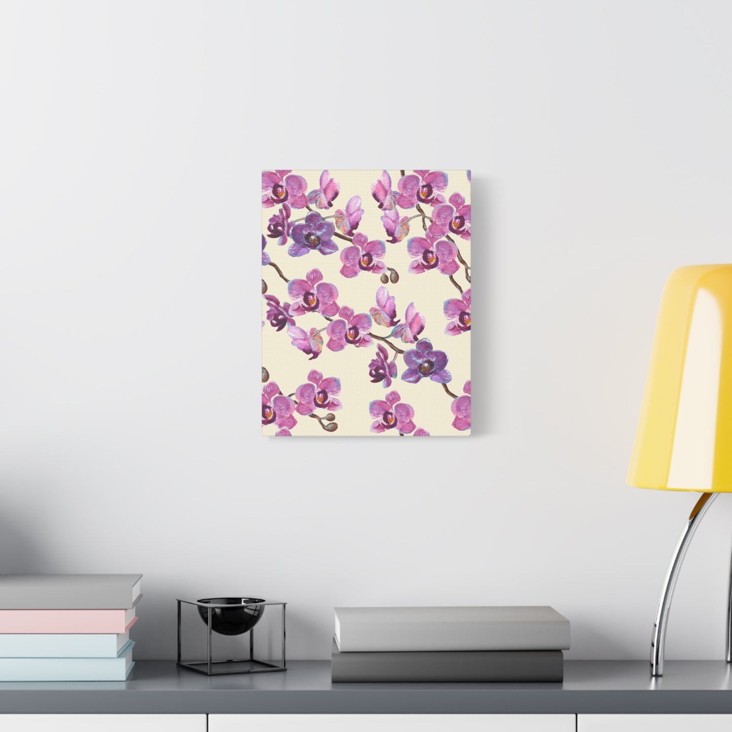 Vanilla Orchid Canvas Art Print - Multiple Sizing Options - Floral Canvas Wall Art, Orchid Print Decor for Home or Office, Gift for Flower Lovers, Mother's Day, Housewarming Decoration