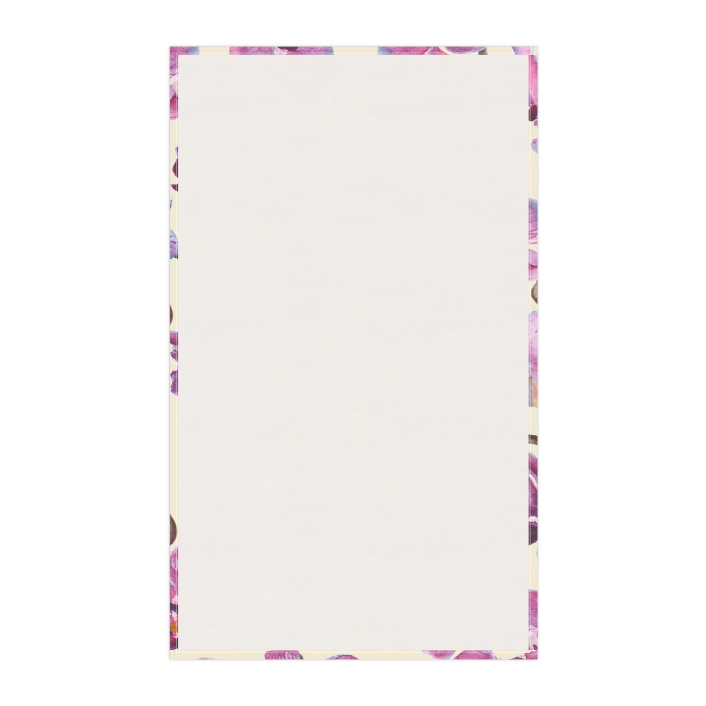 Vanilla Orchid Printed Tea Towels - 100% Cotton Twill, 18" x 30"