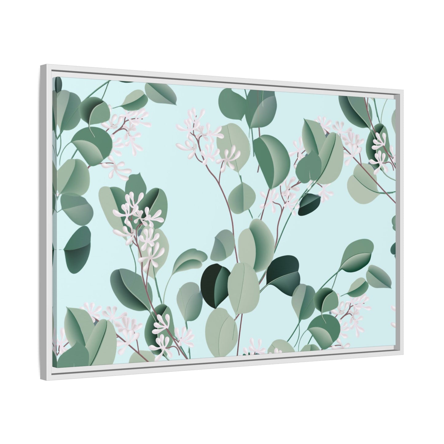 Spa Day Framed Matte Canvas Art - Multiple Frame Colors & Size Options