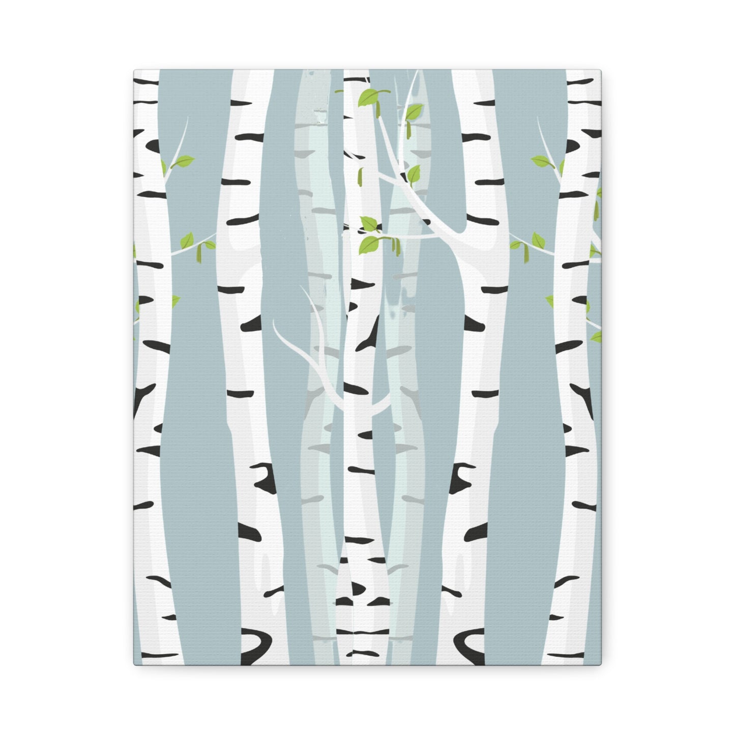 White Birch Canvas Art Print - Multiple Sizing Options - Birch Tree Canvas Wall Art, Modern Nature Home Accent, Gift for Nature Lovers, Forest Wall Art