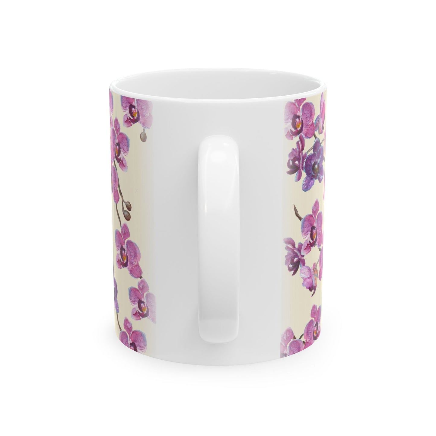 Vanilla Orchid Ceramic Mug - 11 oz. & 15 oz. options