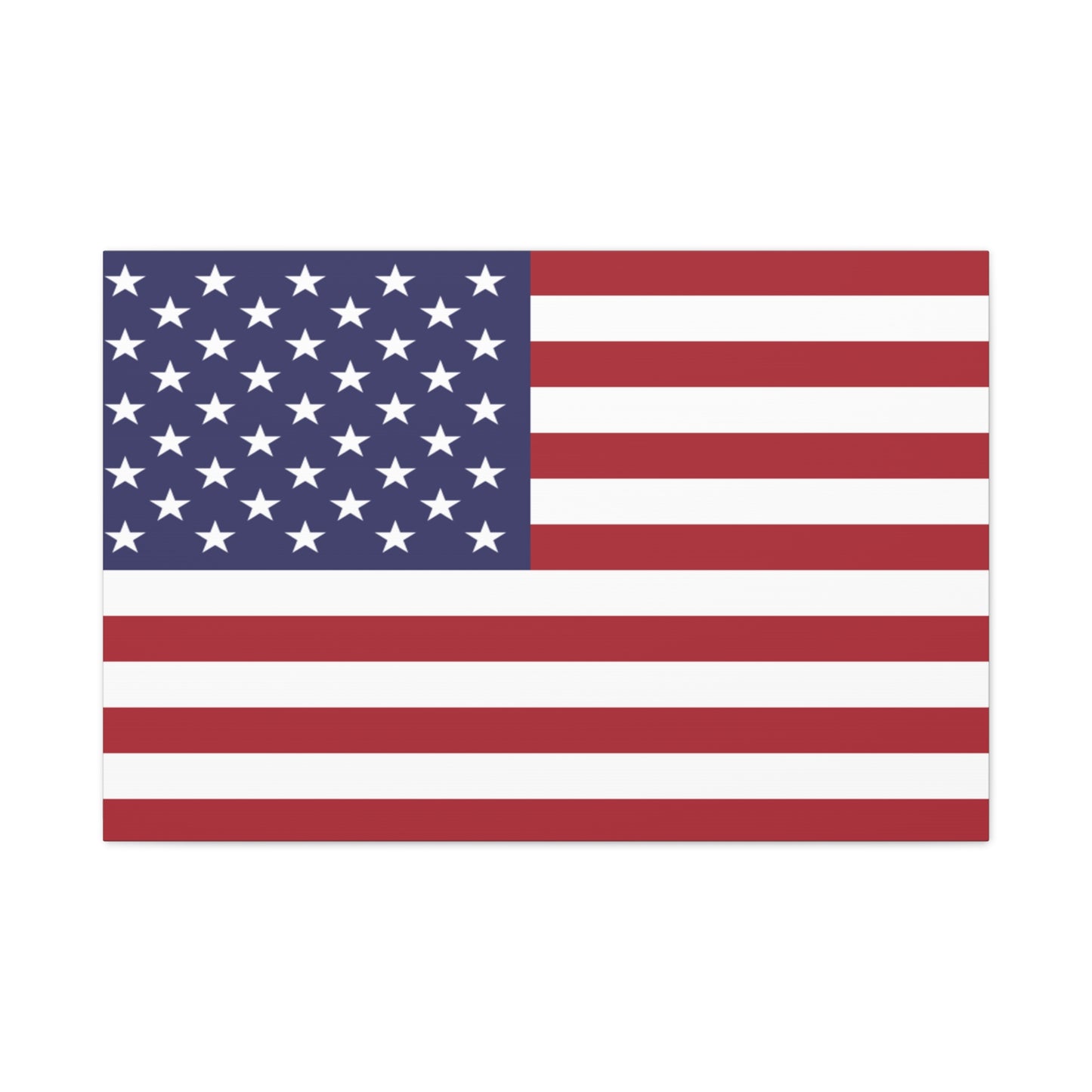 American Flag Canvas Wall Art, Multiple Sizing Options with 1.25" depth - Patriotic Home Decor, USA Flag Artwork, Independence Day Decoration, Gift for Veterans
