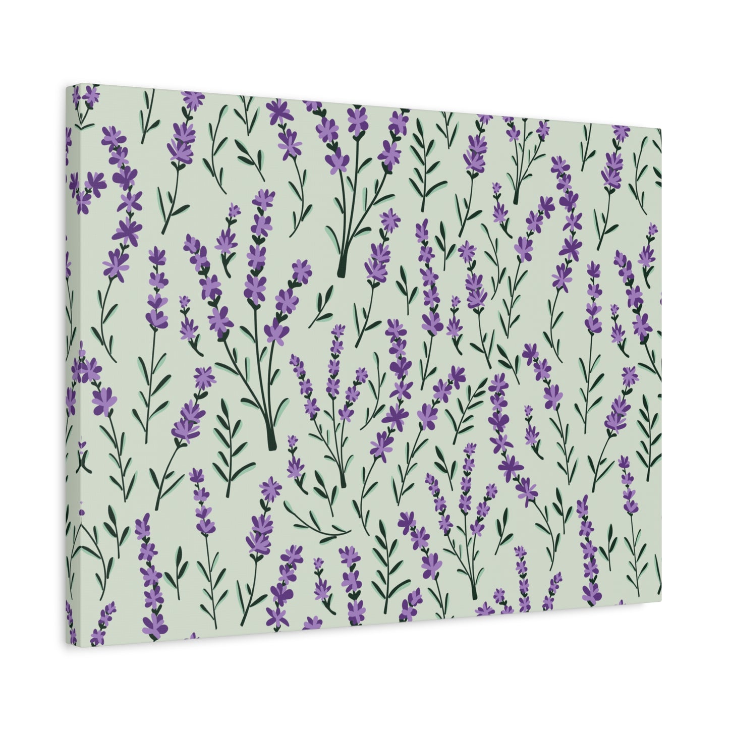 Lavender Sage Canvas Art Print - Multiple Sizing Options - Lavender Floral Canvas Wall Art, Lavender Home Decor, Gift for Her, Nature-Inspired Art