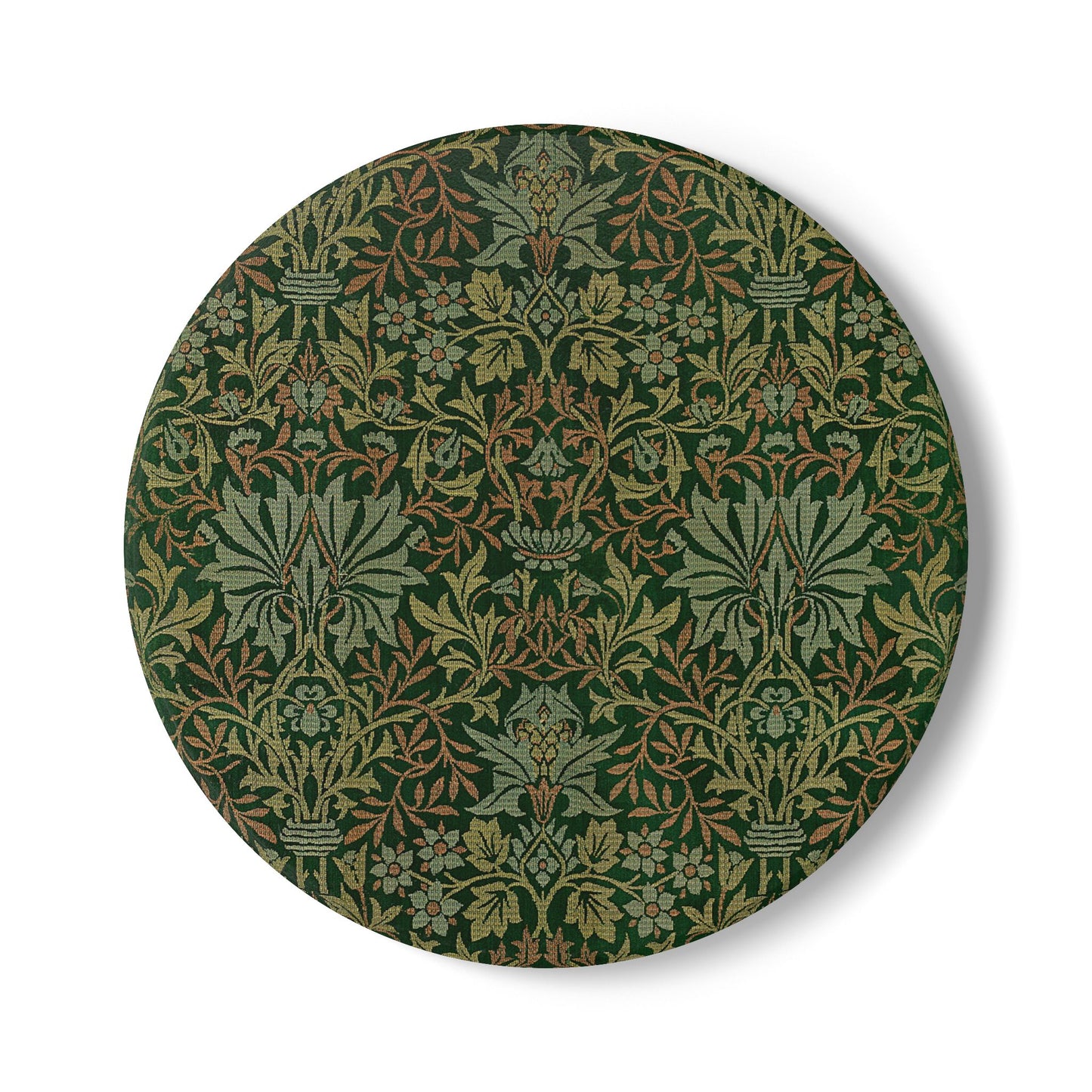 Flower Garden - Ceramic Tile Coaster, Cork Backed - Round or Square Size Choices, Perfect for Home Decor & Gifts - Priced per coaster