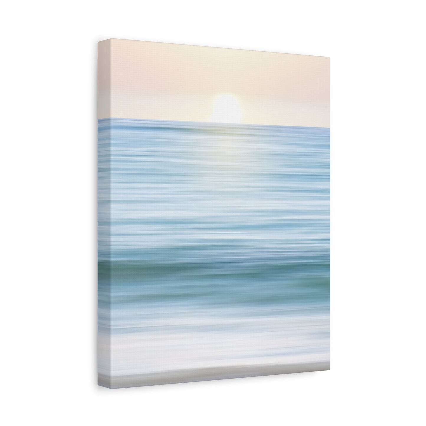 Coastal Cottage Sunset Canvas Art Wall Print - Multiple Sizing Options- Serene Ocean Canvas Wall Art, Coastal Decor, Beach House Wall Art, Living Room Decor, Gift for Ocean Lovers