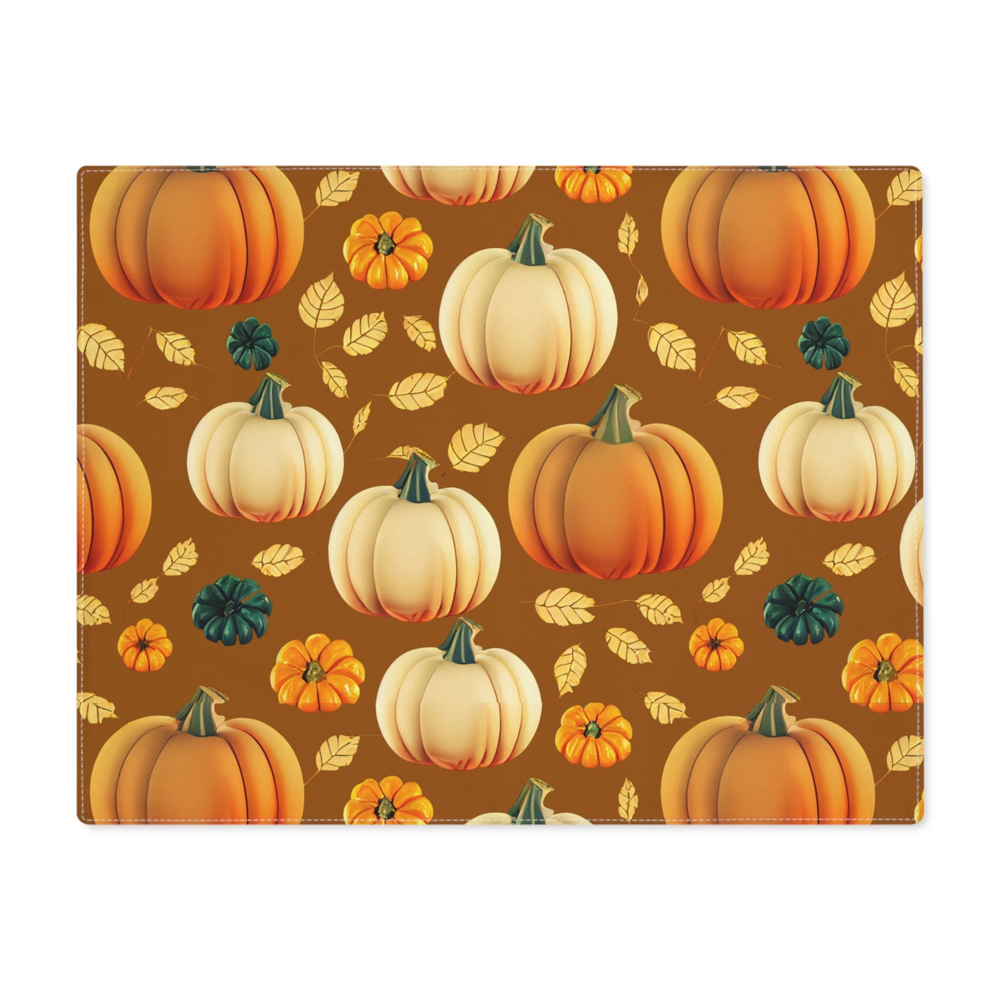 Fall Pumpkins Placemat, Fall Table Decor, Thanksgiving Table Setting, Halloween Table Decor, Fall Pumpkin Design, Priced for 1 Placemat