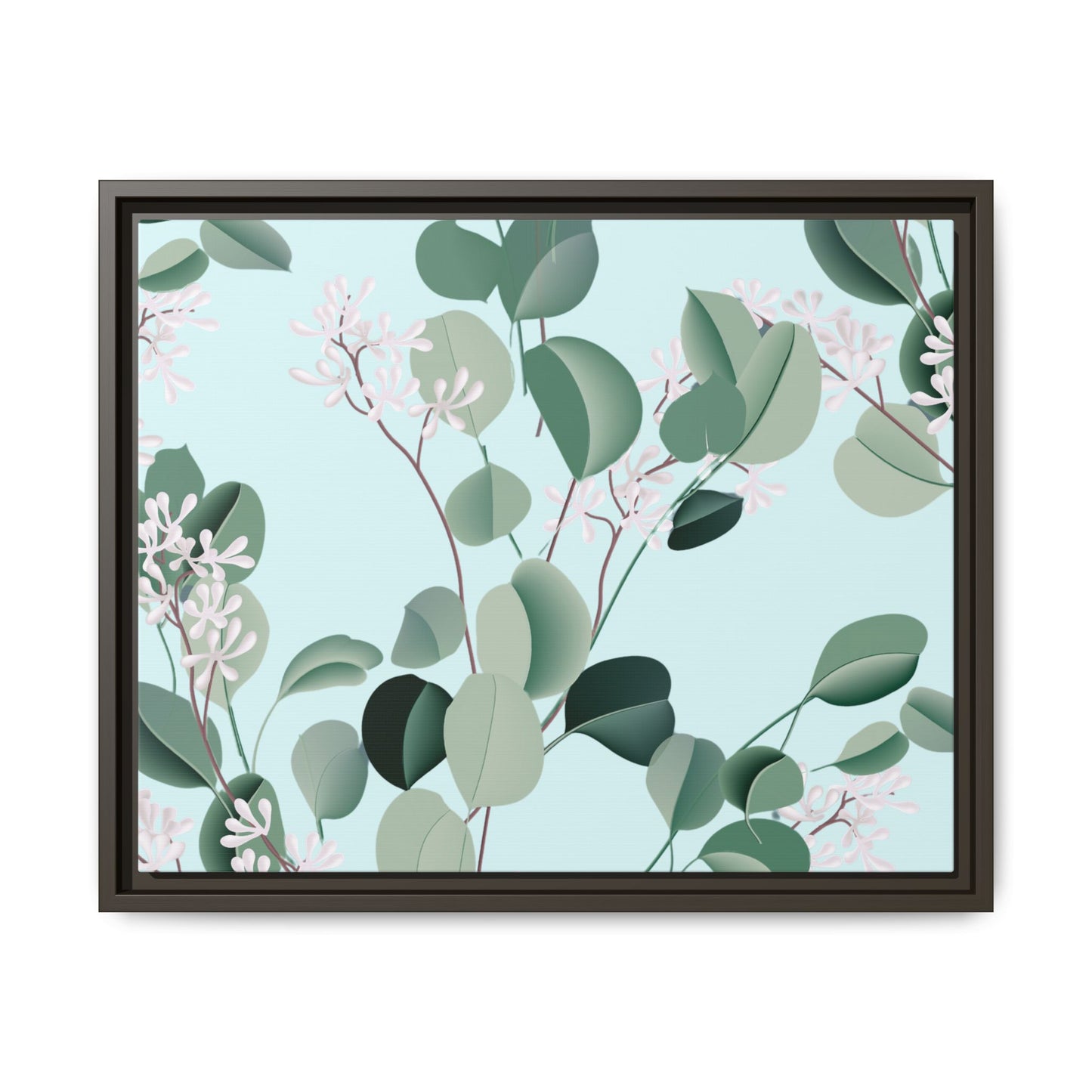 Spa Day Framed Matte Canvas Art - Multiple Frame Colors & Size Options