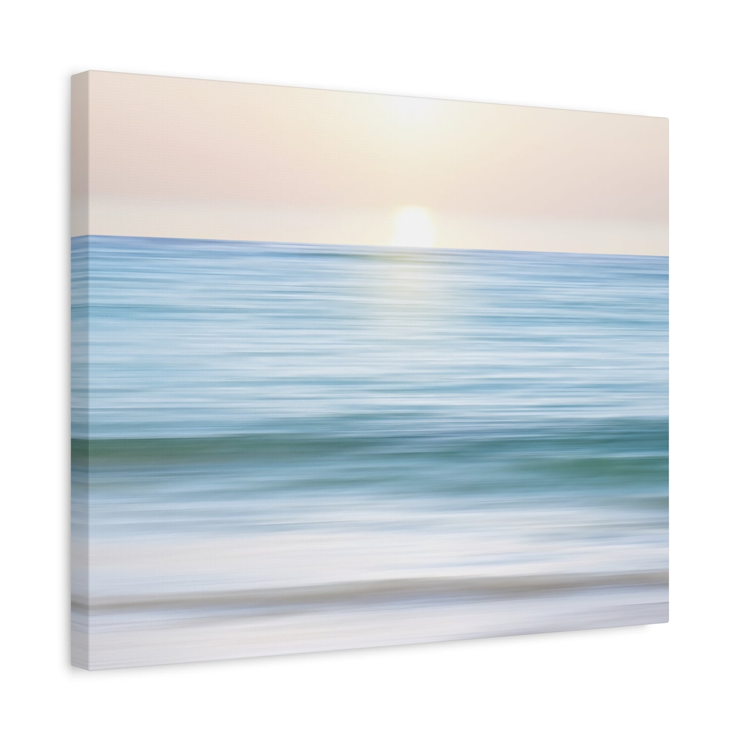 Coastal Cottage Sunset Canvas Art Wall Print - Multiple Sizing Options- Serene Ocean Canvas Wall Art, Coastal Decor, Beach House Wall Art, Living Room Decor, Gift for Ocean Lovers