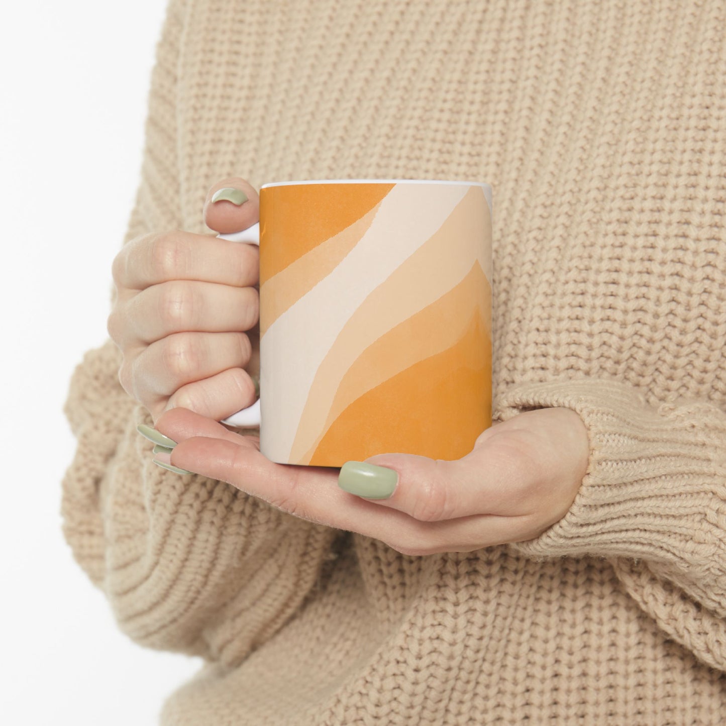 Orange Creamsicle Ceramic Mug - 11 oz. & 15 oz. options