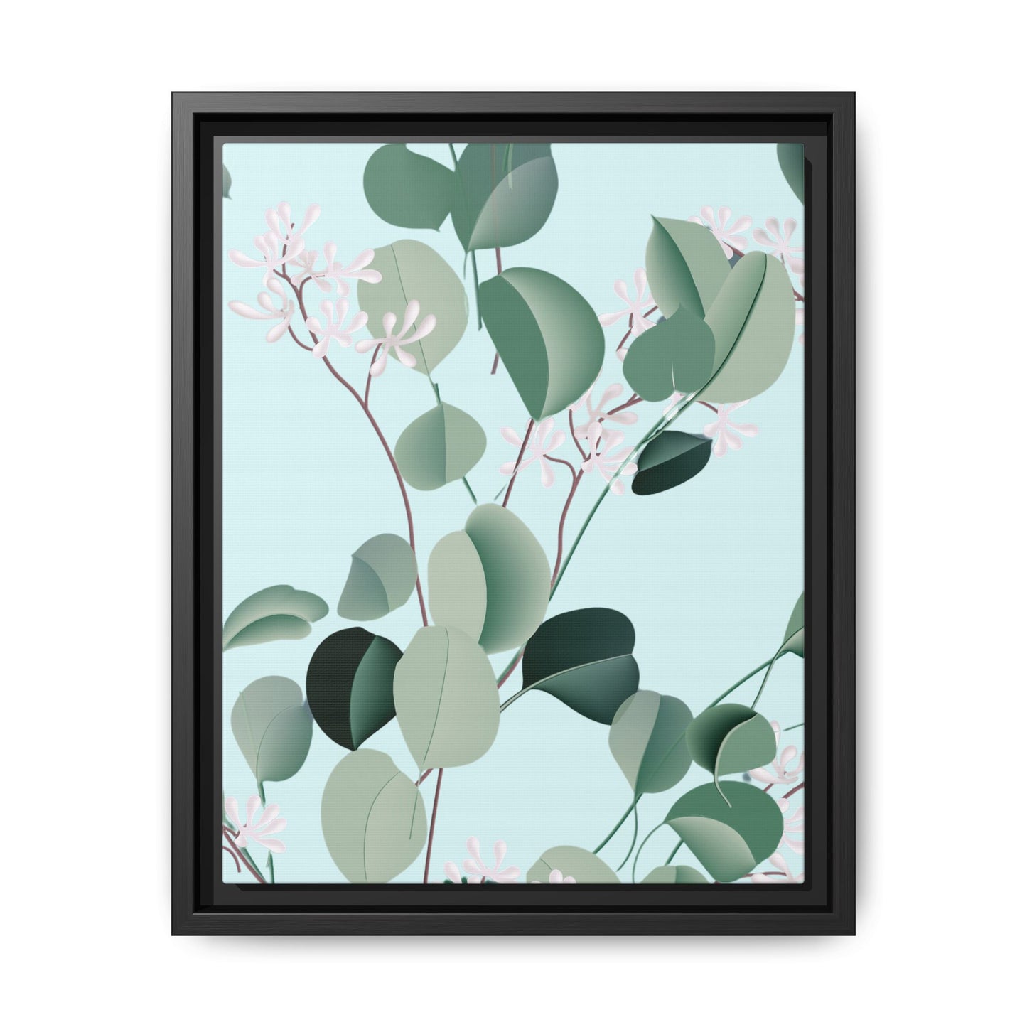 Spa Day Framed Matte Canvas Art - Multiple Frame Colors & Size Options