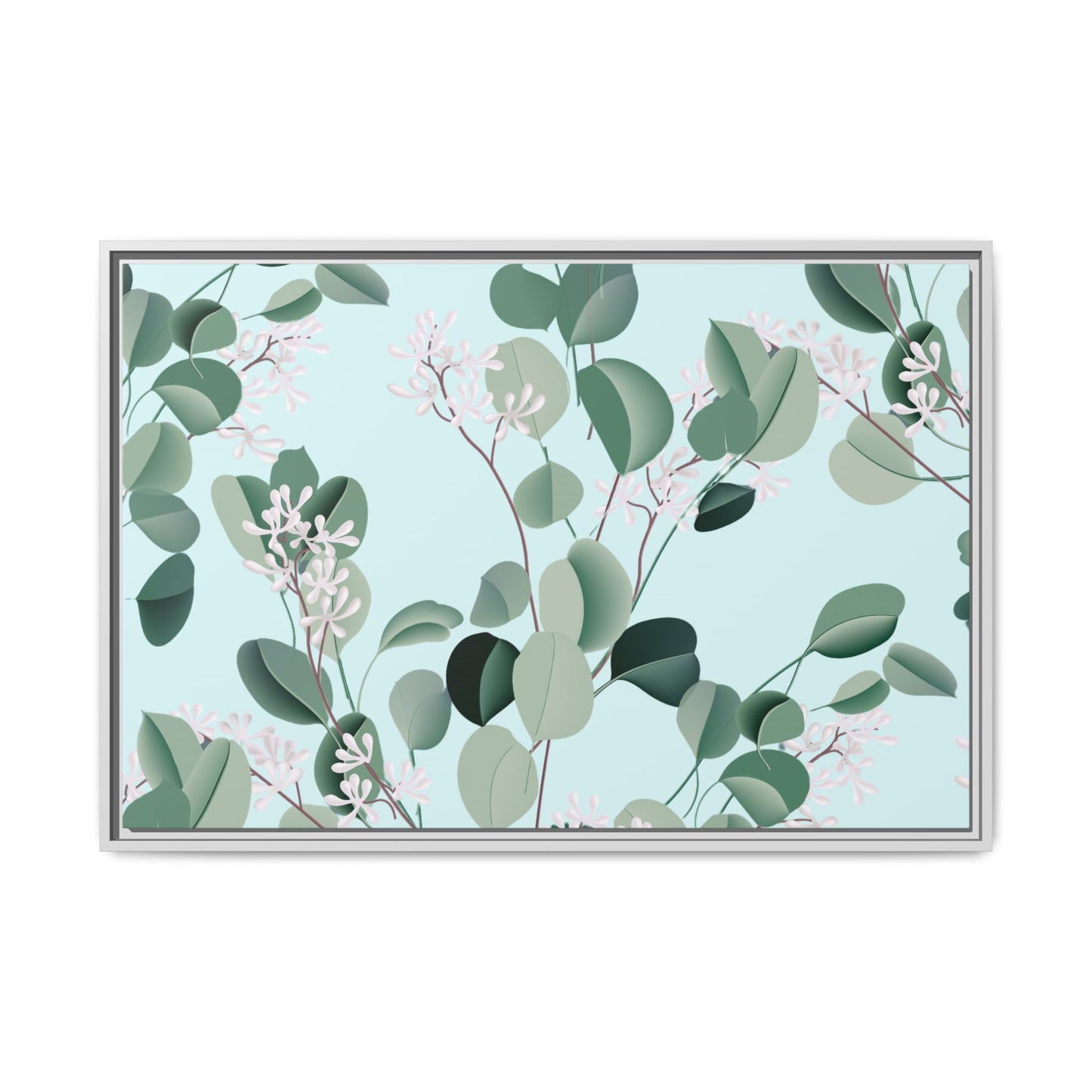Spa Day Framed Matte Canvas Art - Multiple Frame Colors & Size Options