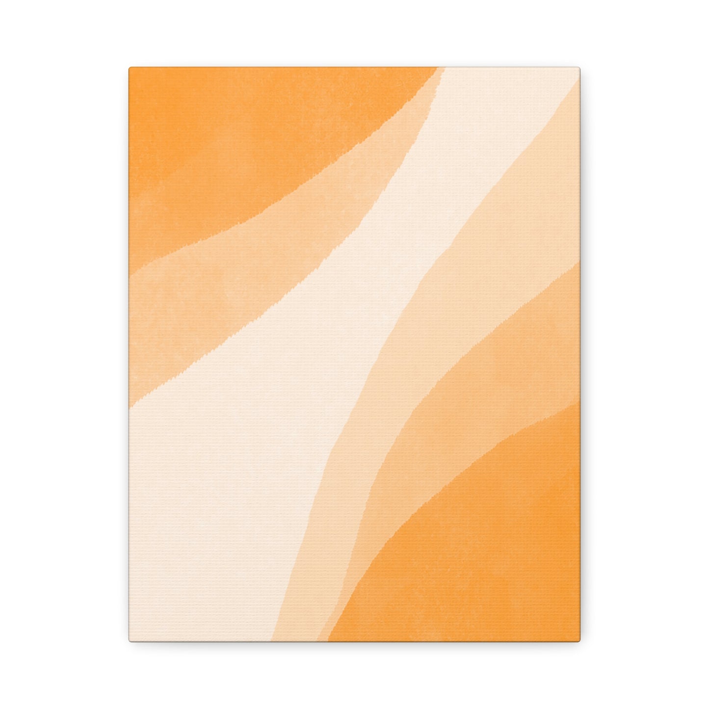 Orange Creamsicle Canvas Wall Art Print - Multiple Sizing Options - Modern Abstract Canvas Art Print for Home Decor, Orange Color Palette, Gift Idea for Art Lovers